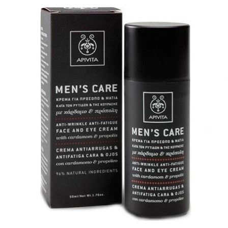 Apivita Men's Care Anti-Wrinkle Anti-Fatigue Face & Eye Cream