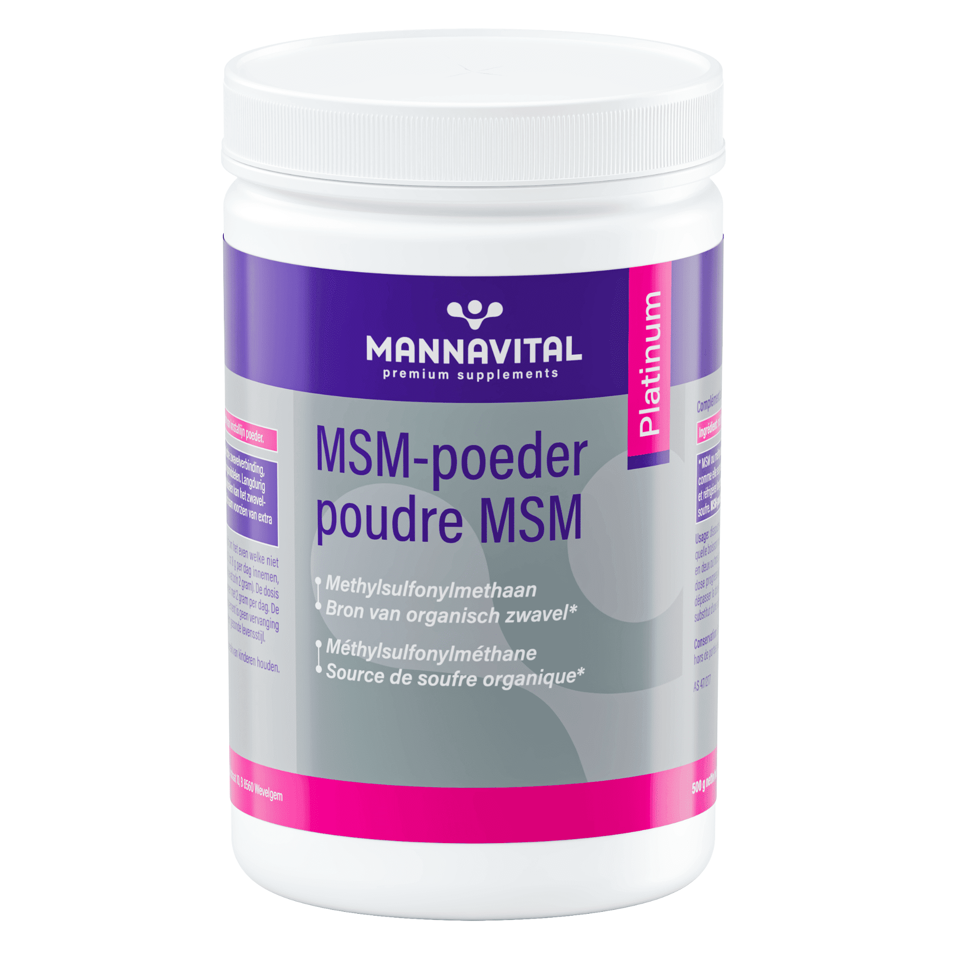 Mannavital Platinum MSM-Poeder