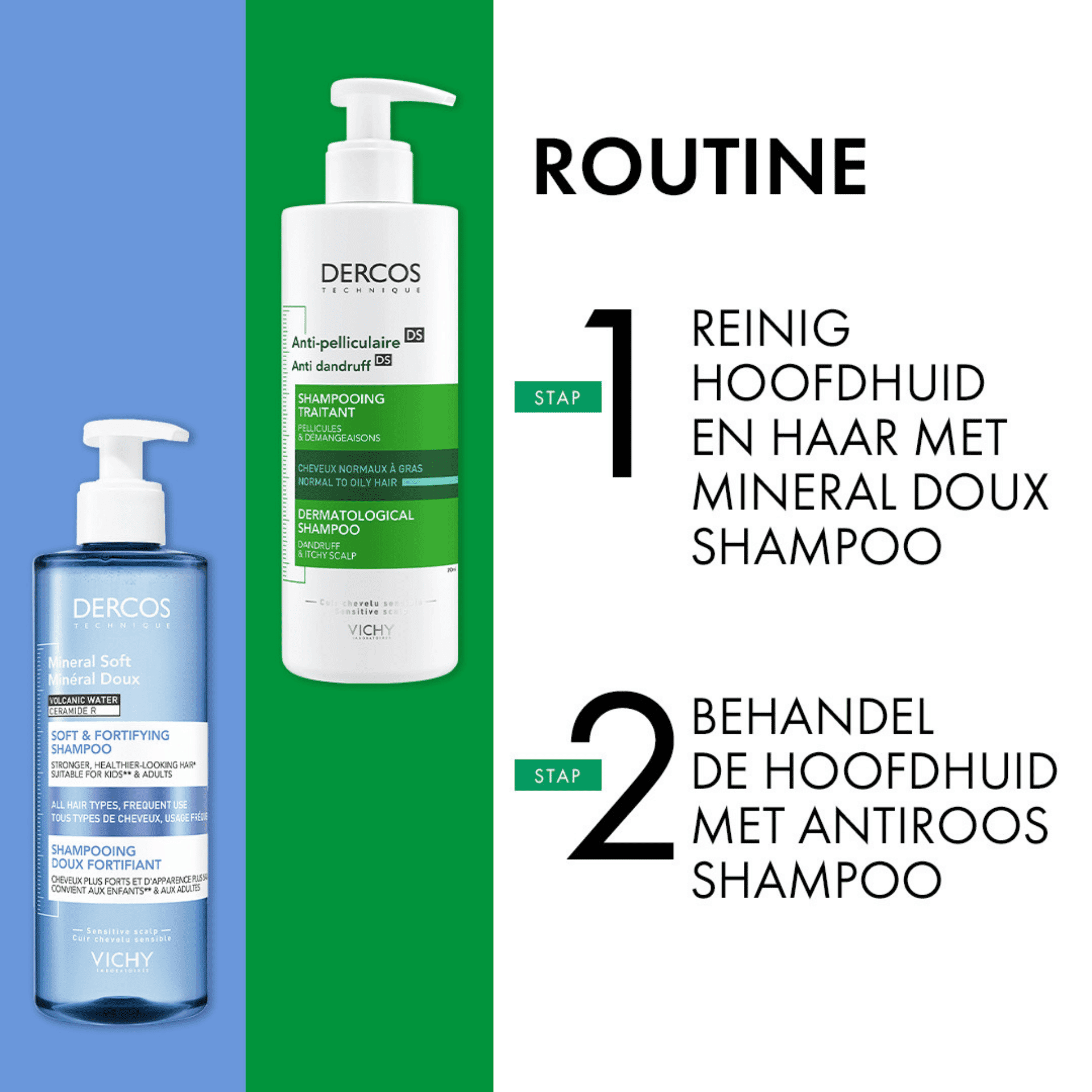 Vichy Dercos Anti-Roos DS Normaal tot Vet Haar