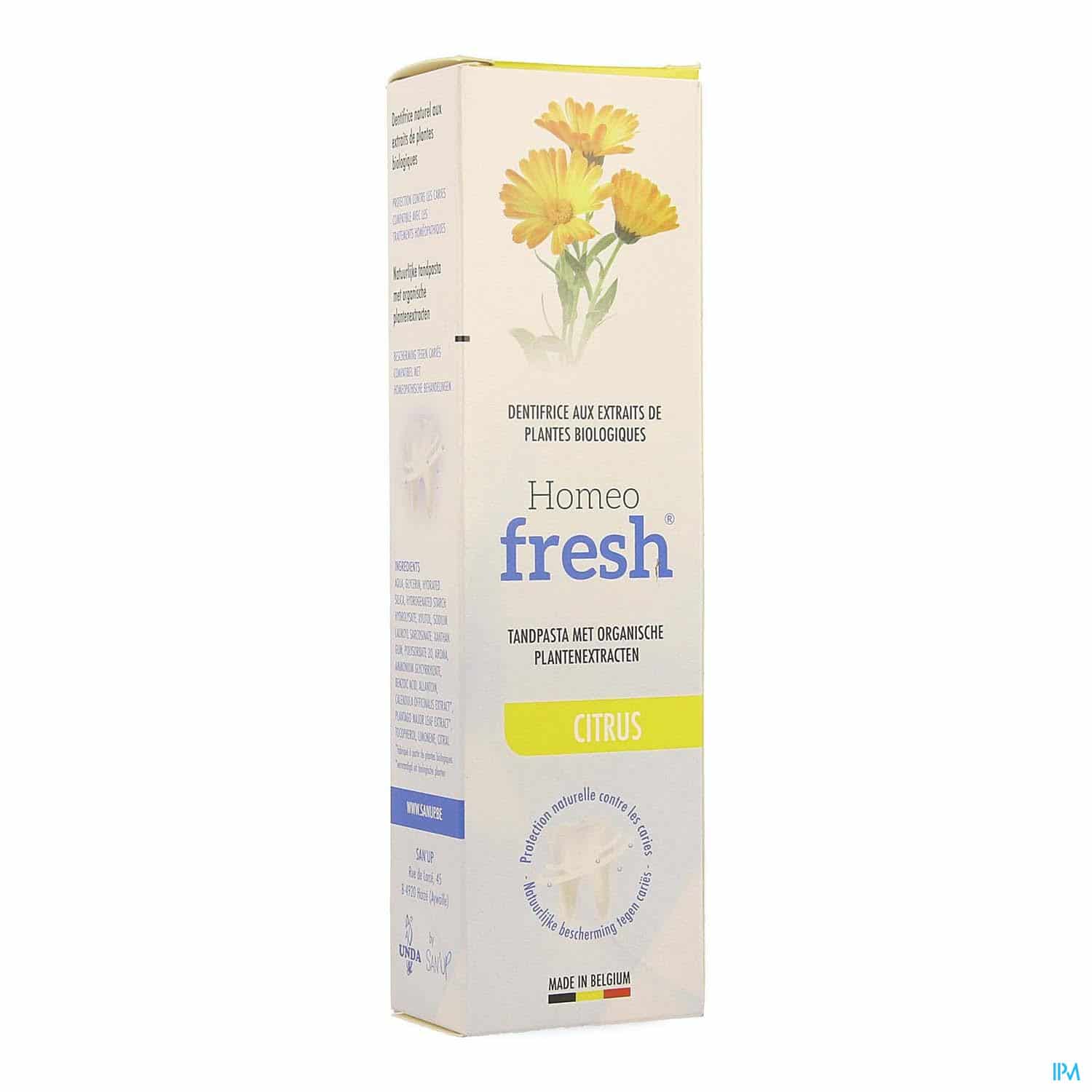 Homeofresh Dentifrice Citron Tube 75ml Homeofresh Dentifrice Citron Tube 75ml
