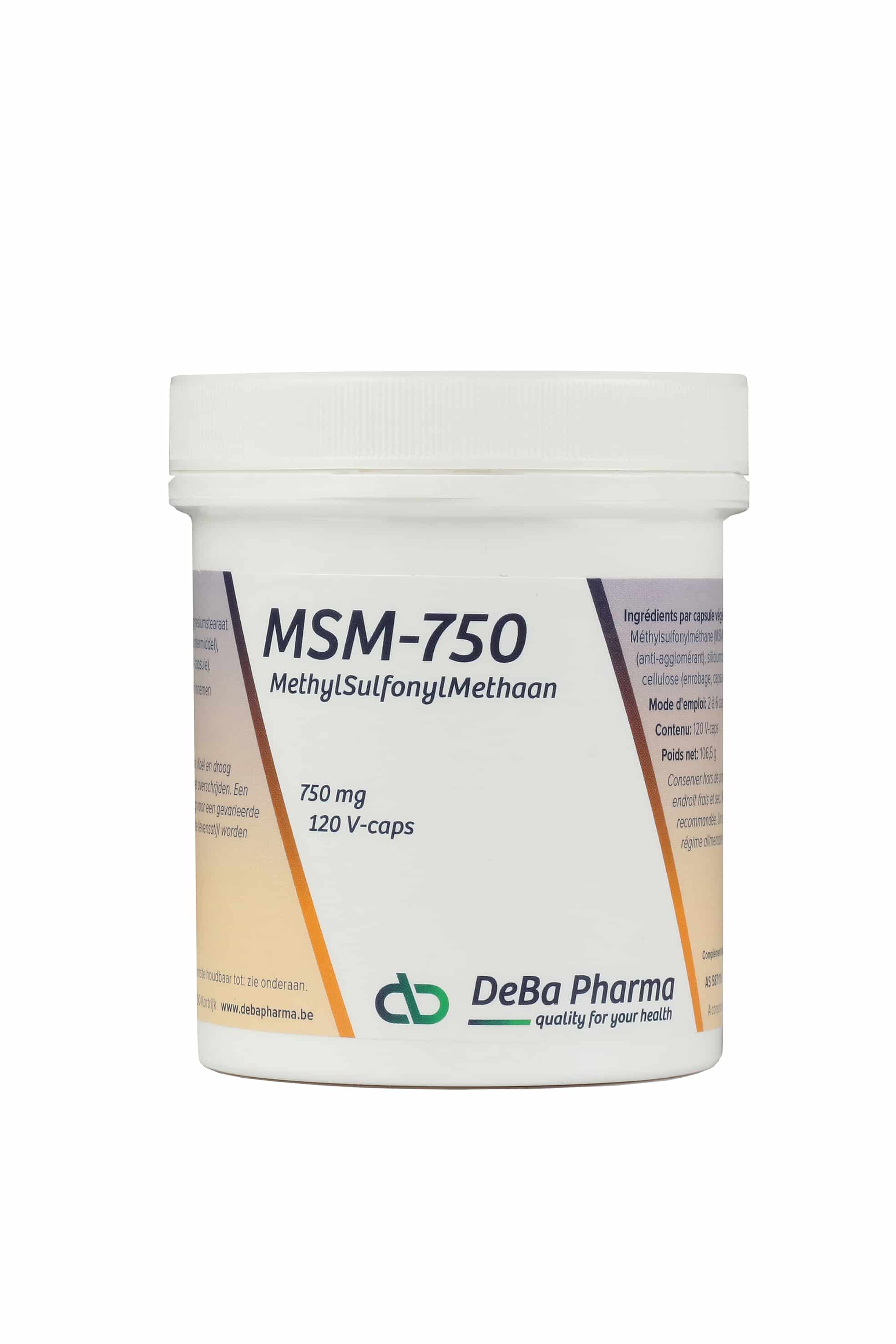 Deba MSM 750 mg Deba MSM 750 mg