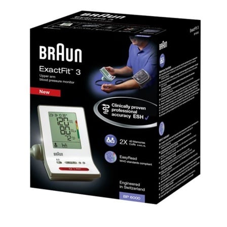 Braun ExactFit 3 Bloeddrukmeter Bovenarm