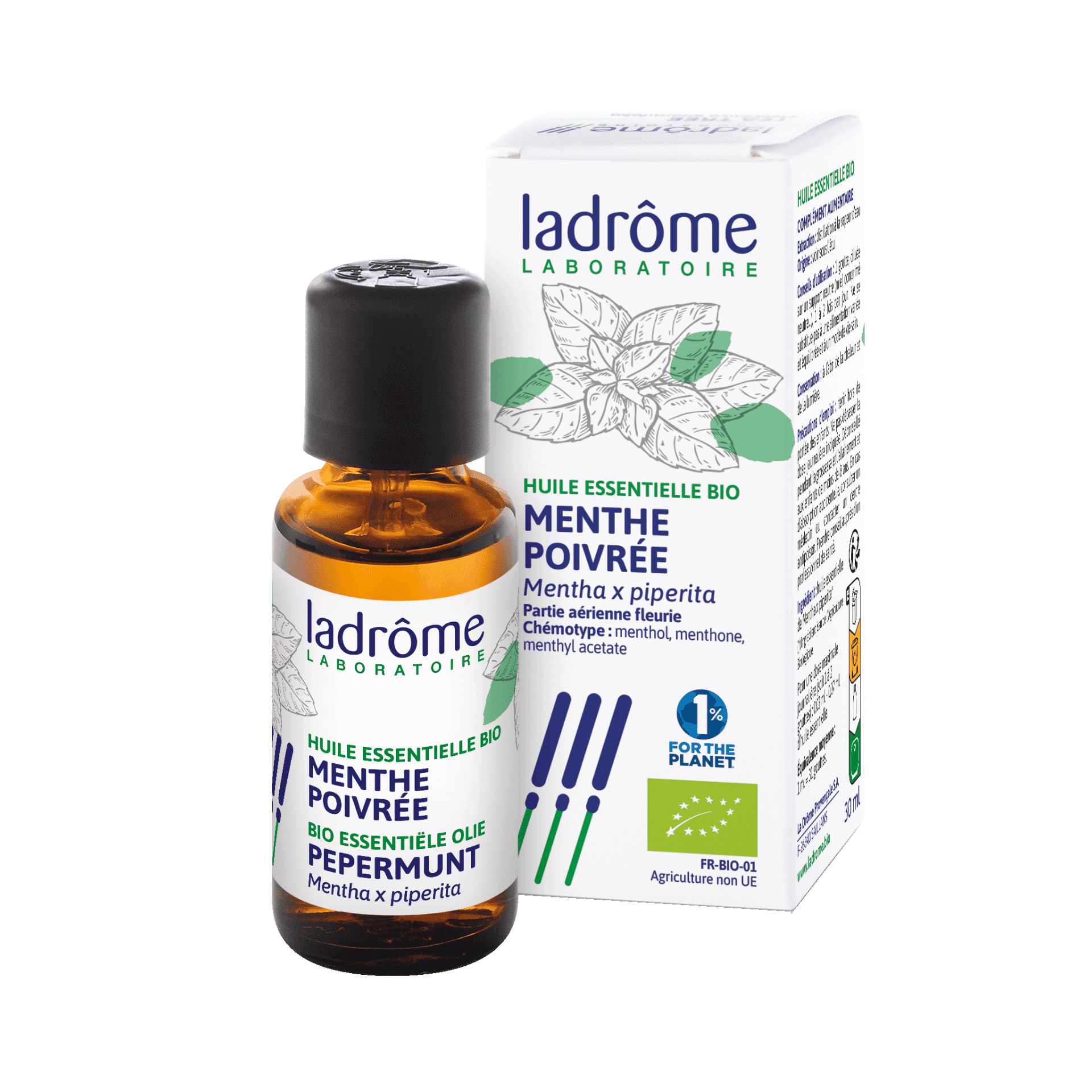 Ladrôme Bio Essentiële Olie Pepermunt Ladrôme Bio Essentiële Olie Pepermunt