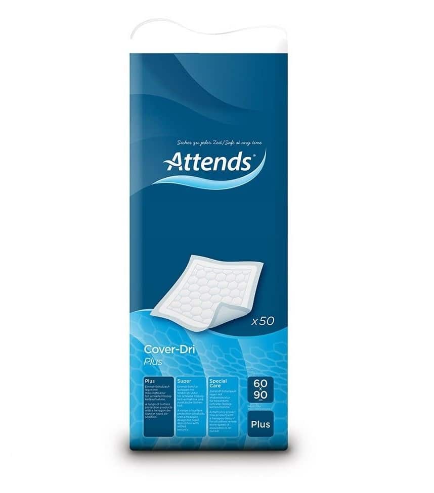 Attends Cover Dri Plus Onderlegger 60 x 90 cm Attends Cover Dri Plus Onderlegger 60 x 90 cm