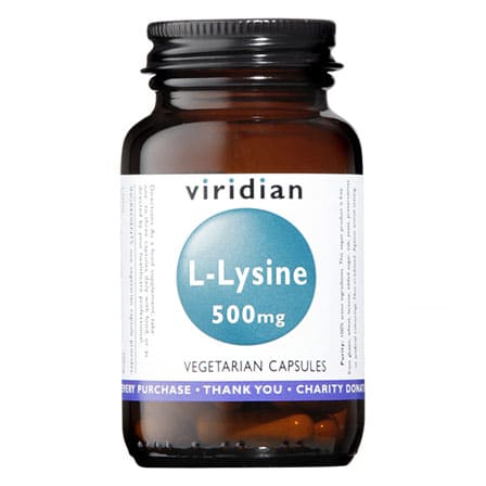 Viridian L-Lysine 500 mg