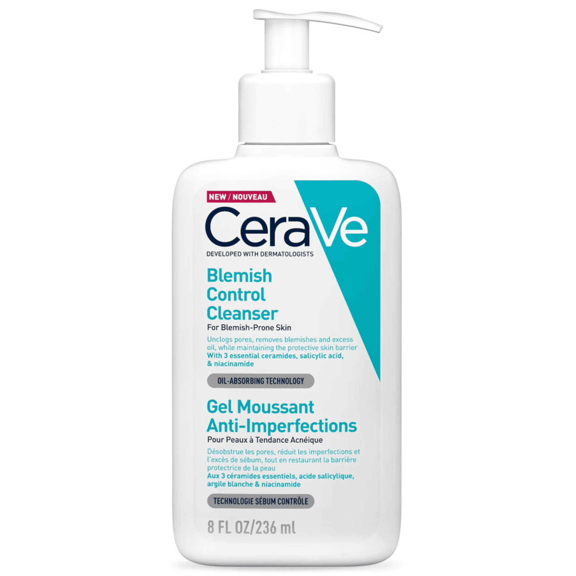 Cerave Gel Moussant Nettoyant A/imperf. 236ml