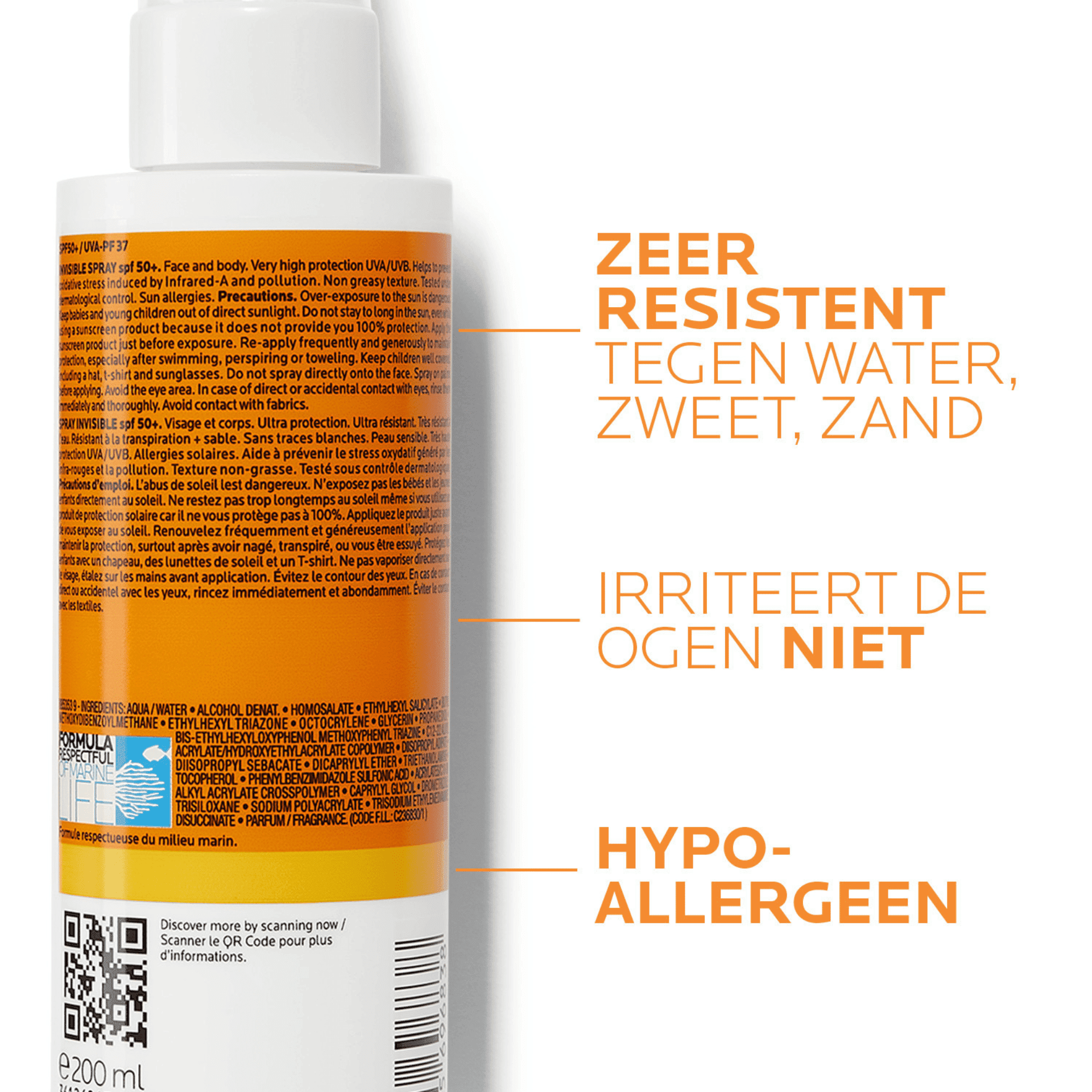 La Roche-Posay Anthelios Onzichtbare Spray SPF 50+ La Roche-Posay Anthelios Onzichtbare Spray SPF 50+