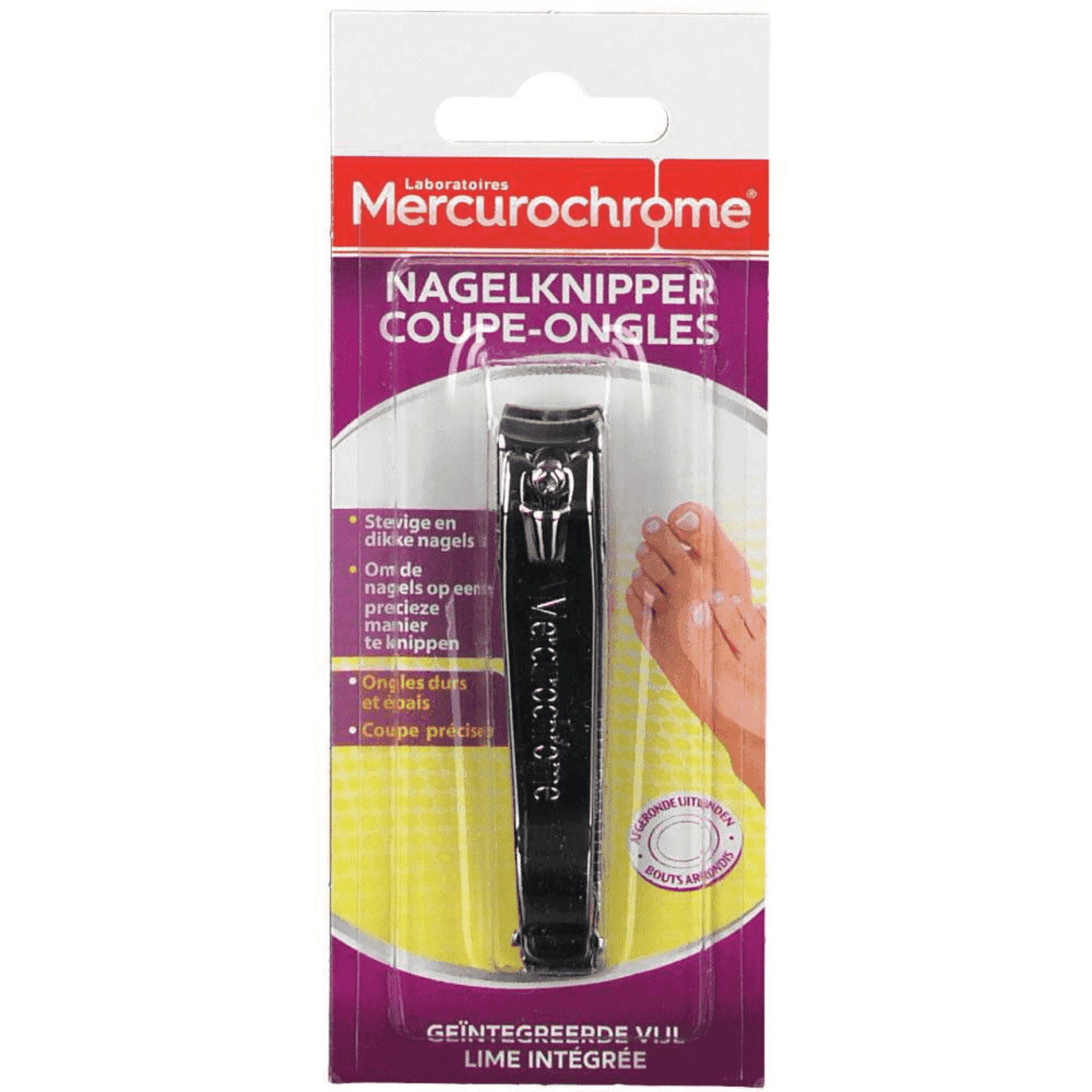 Mercurochrome Nagelknipper 1 stuk Mercurochrome Nagelknipper 1 stuk
