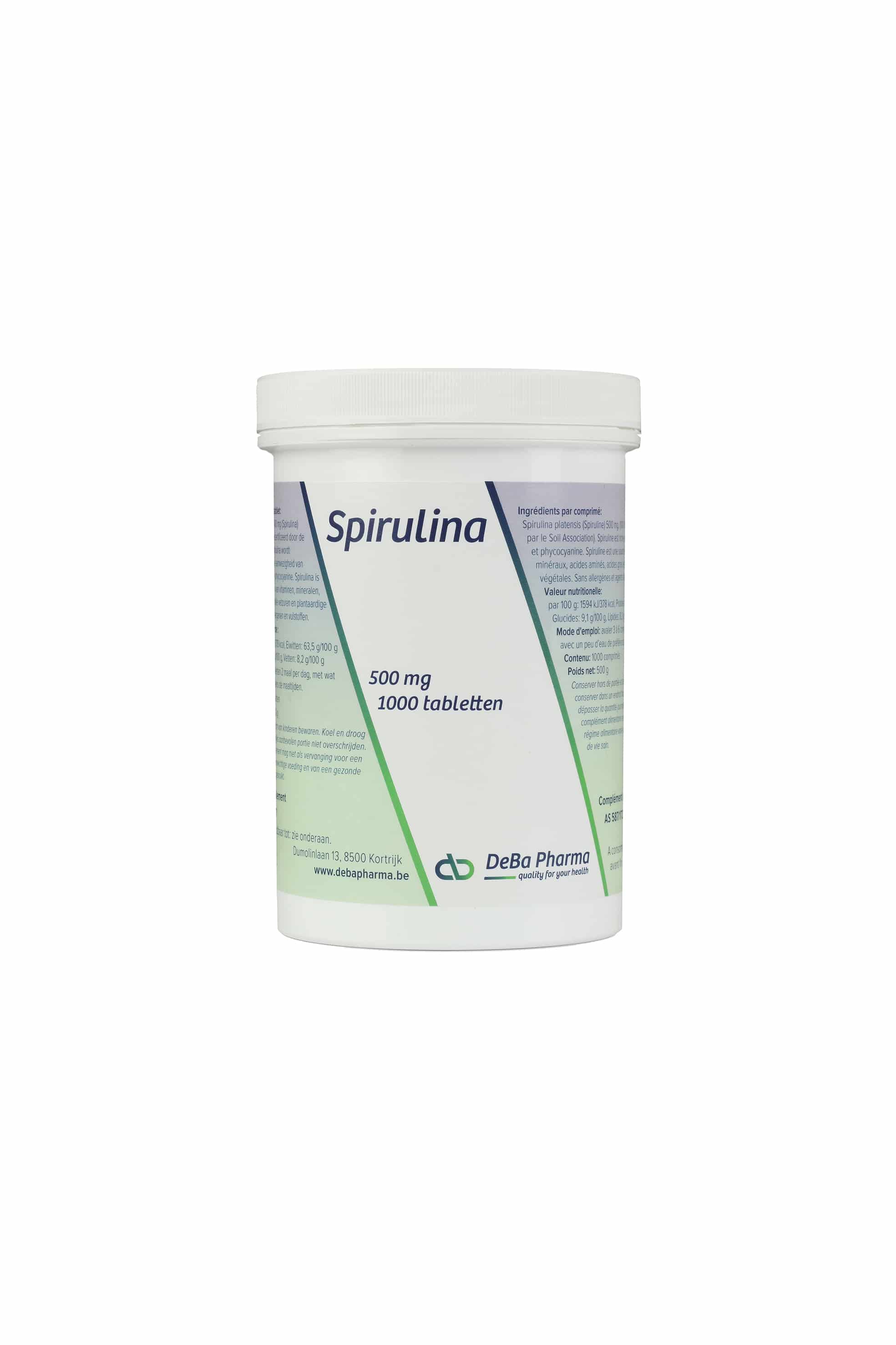 Deba Spirulina 500 mg
