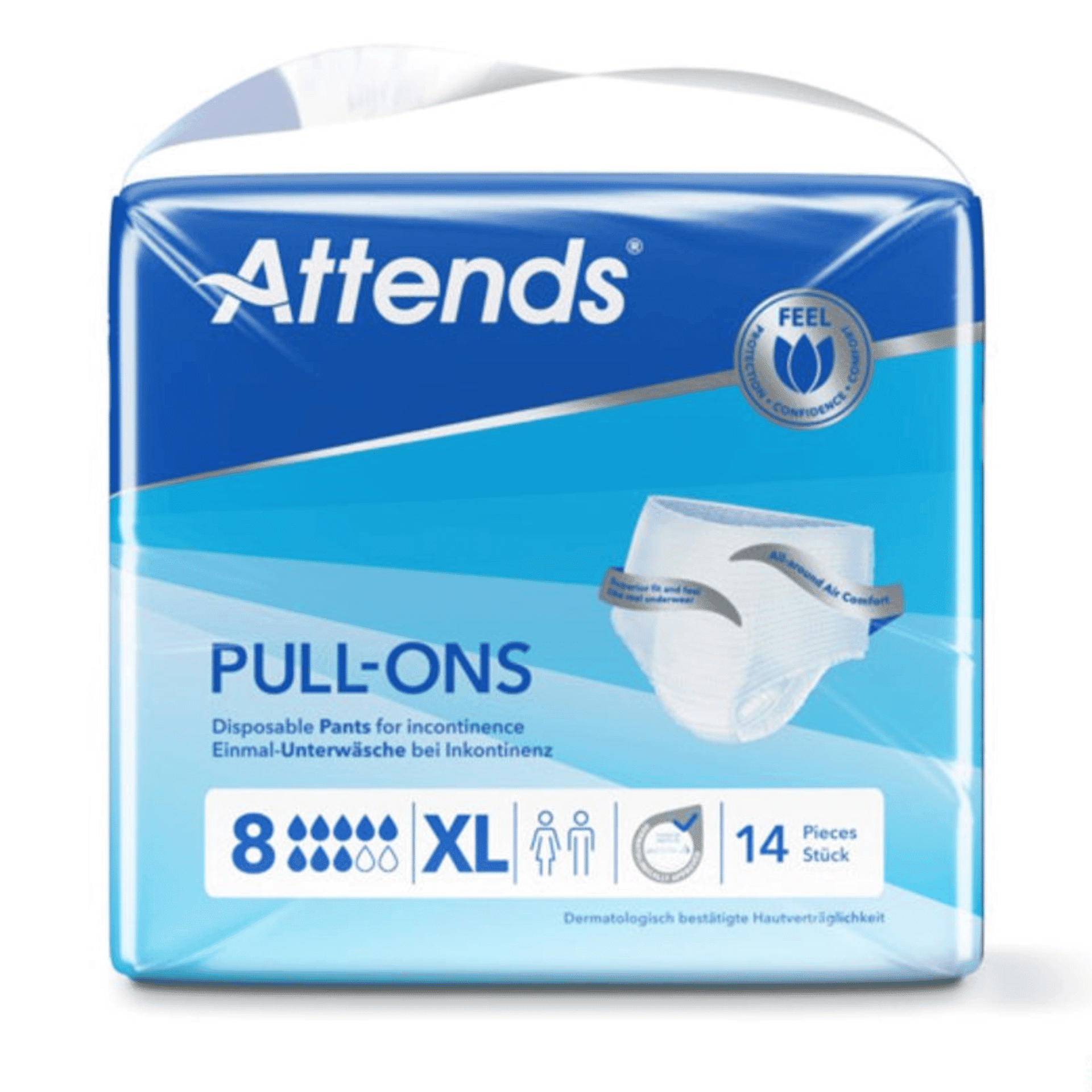 Attends Pull-ons 8 Extra Large Attends Pull-ons 8 Extra Large