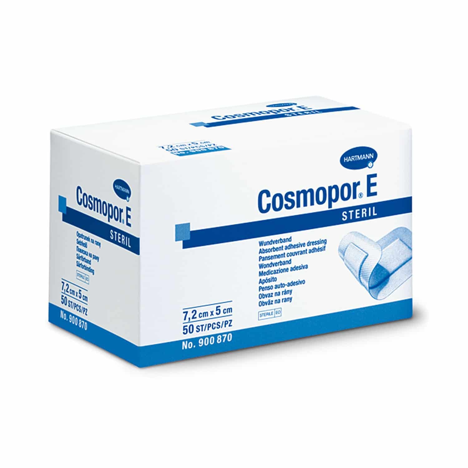 Hartmann Cosmopor E Verband Steriel 7,2 x 5 cm Hartmann Cosmopor E Verband Steriel 7,2 x 5 cm
