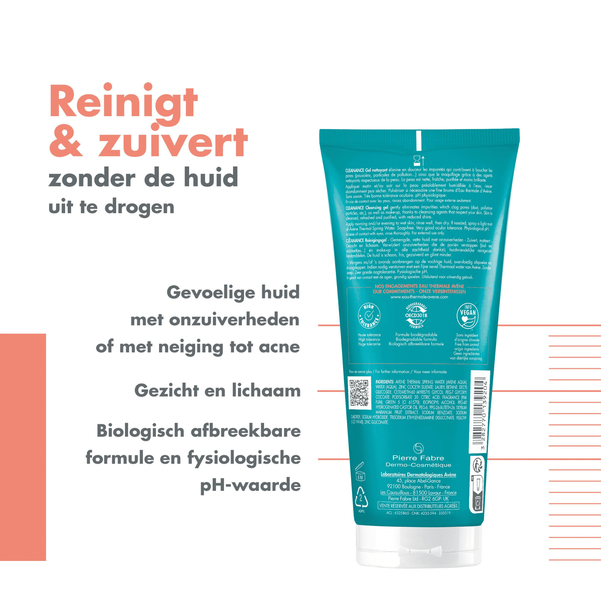 Avène Cleanance Reinigingsgel Avène Cleanance Reinigingsgel