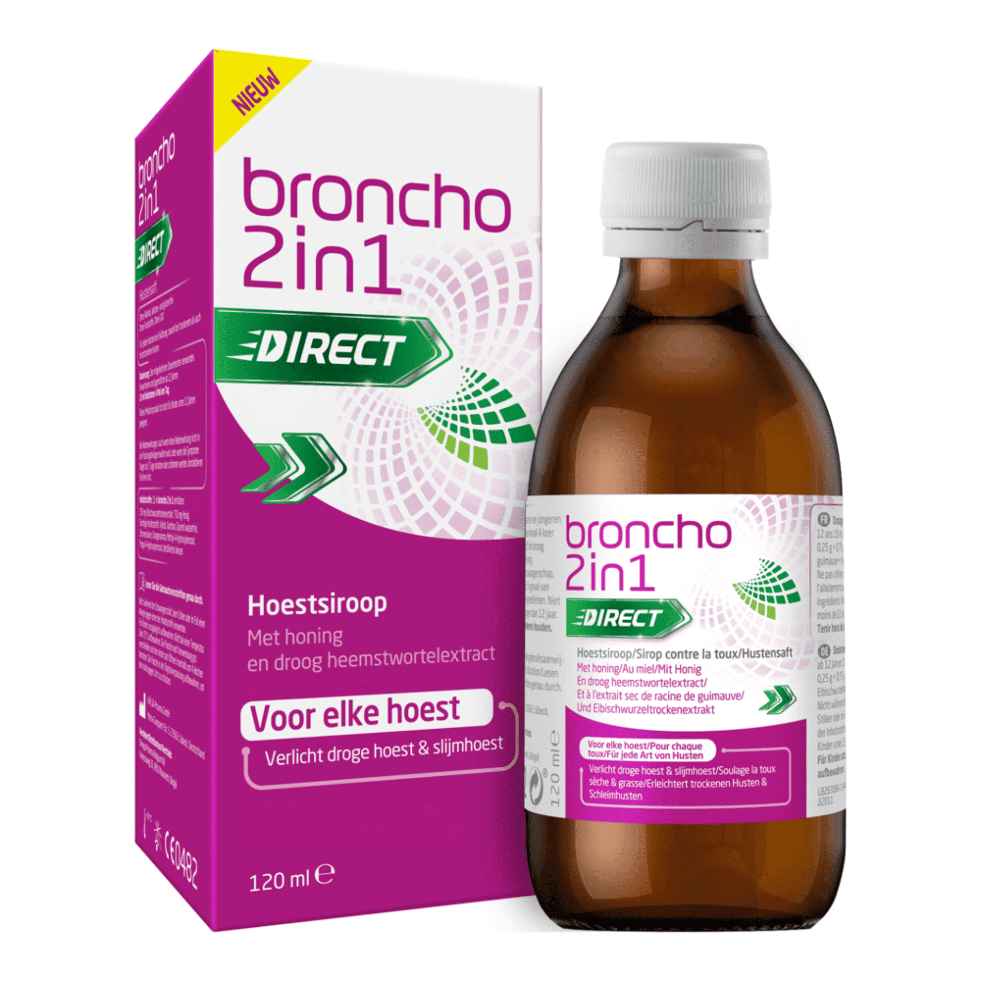 Broncho 2-in-1 Hoestsiroop Volwassenen Broncho 2-in-1 Hoestsiroop Volwassenen