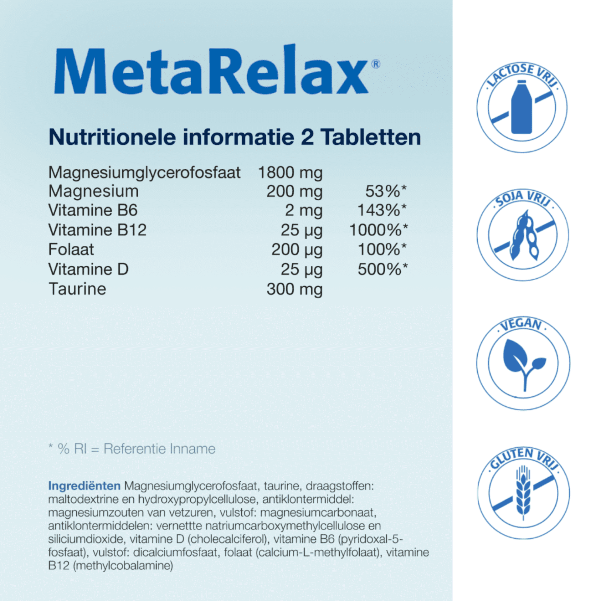Metarelax Comp 180 22431 Metagenics