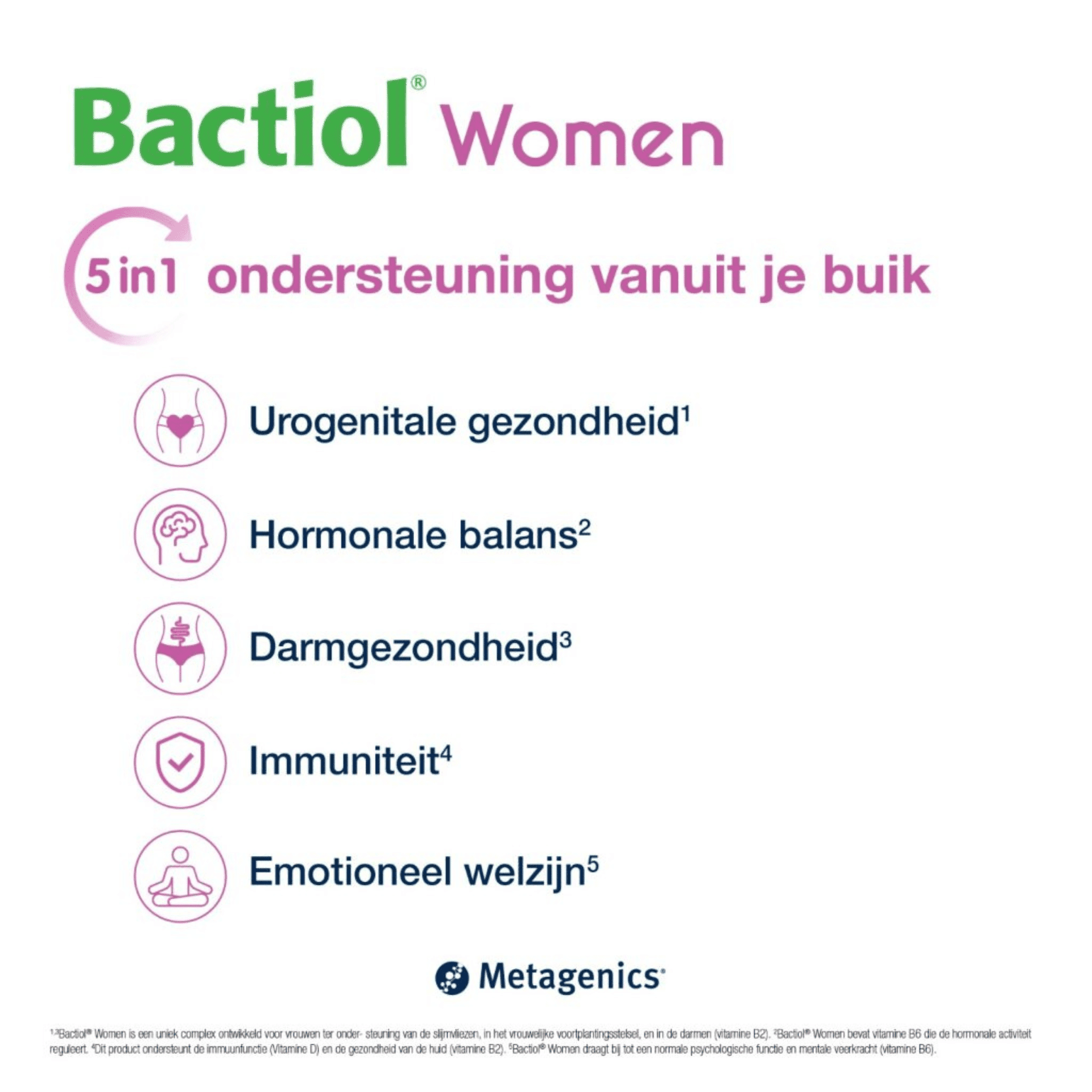 Bactiol Women Caps 30 Metagenics Bactiol Women Caps 30 Metagenics
