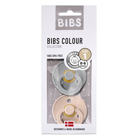 Bibs Fopspeen Duo Cloud/Blush 0-6 Bibs Fopspeen Duo Cloud/Blush 0-6