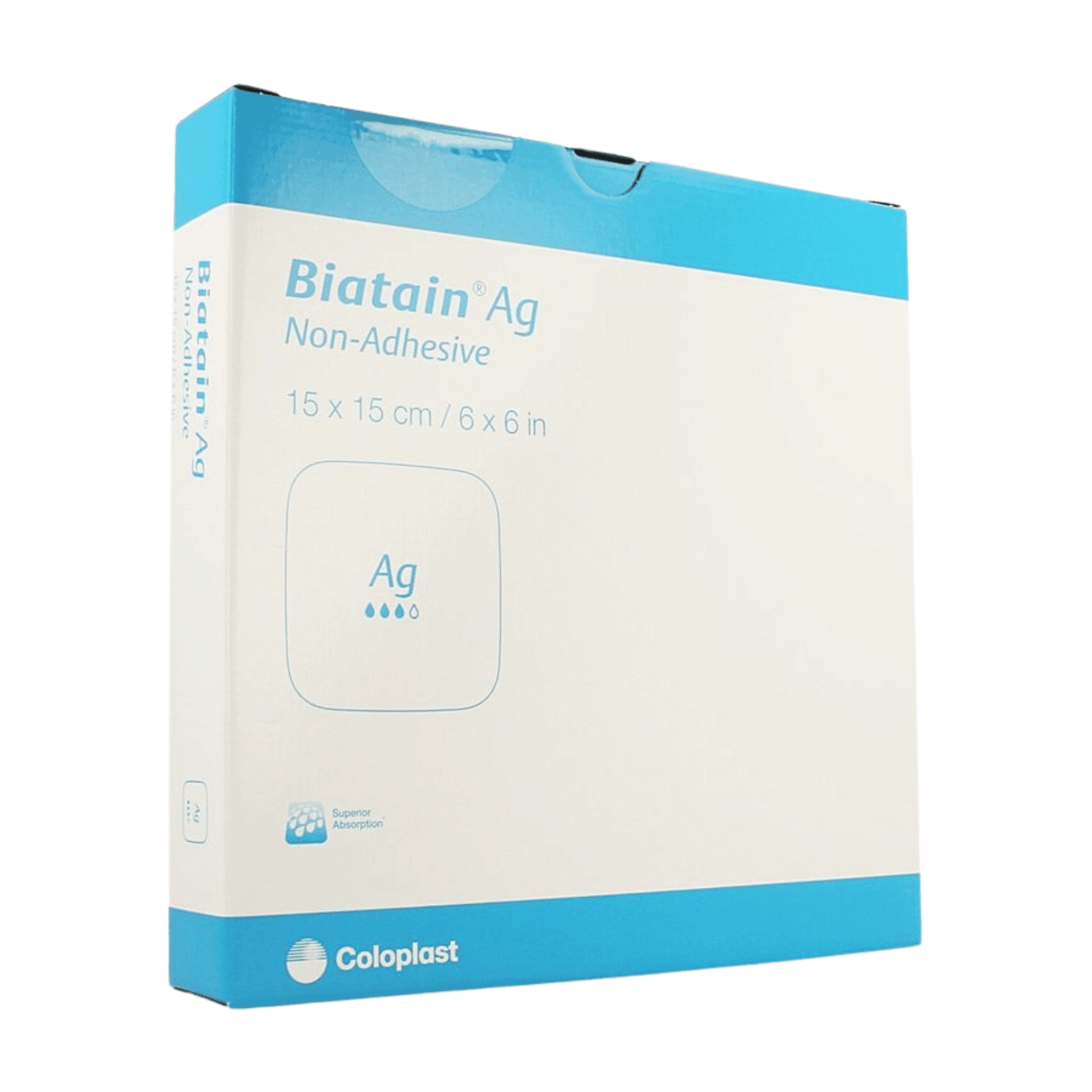 Coloplast Biatain Ag Niet-Klevend Schuimverband 15 x 15 cm