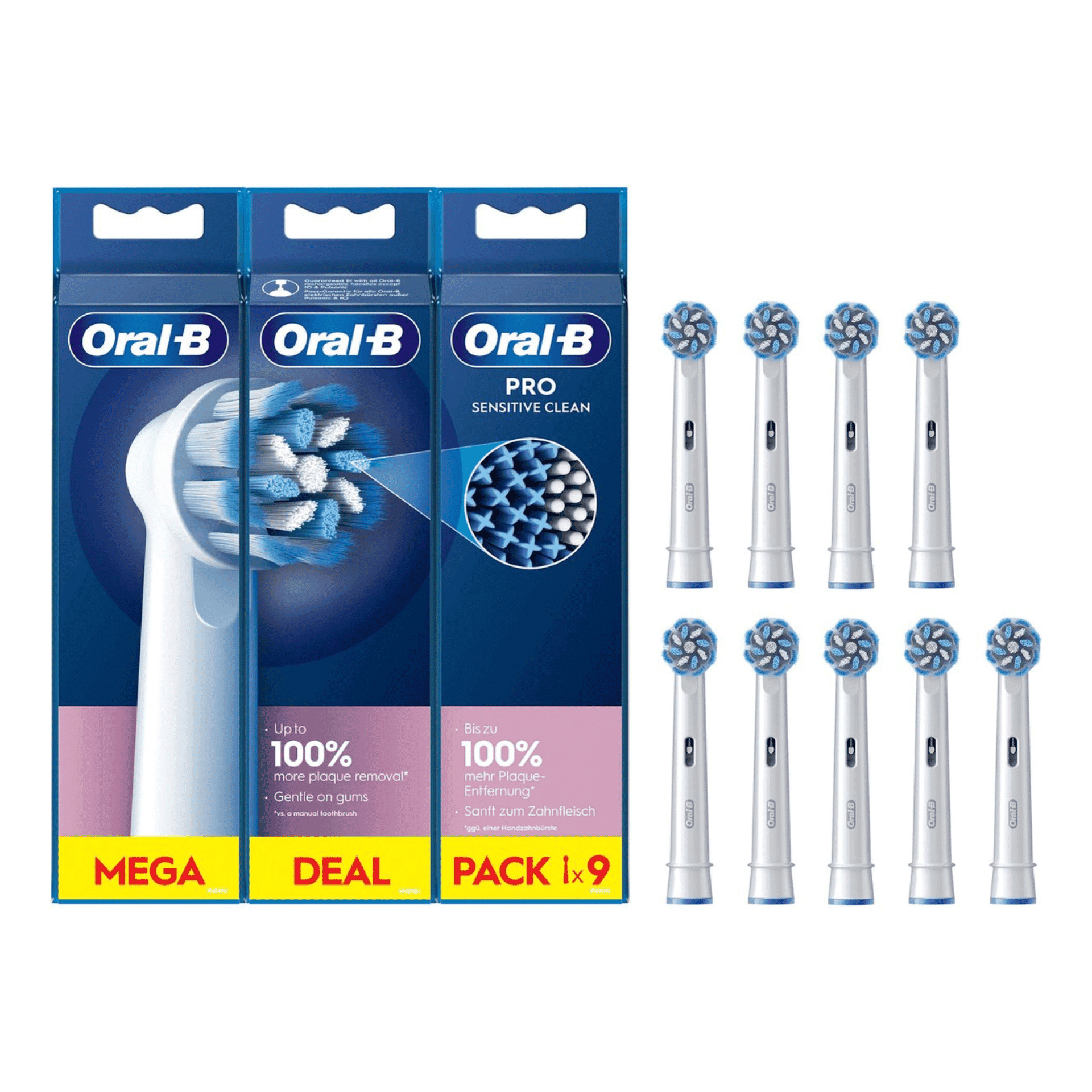 Oral-B Pro Sensitive Clean Opzetborstels Oral-B Pro Sensitive Clean Opzetborstels
