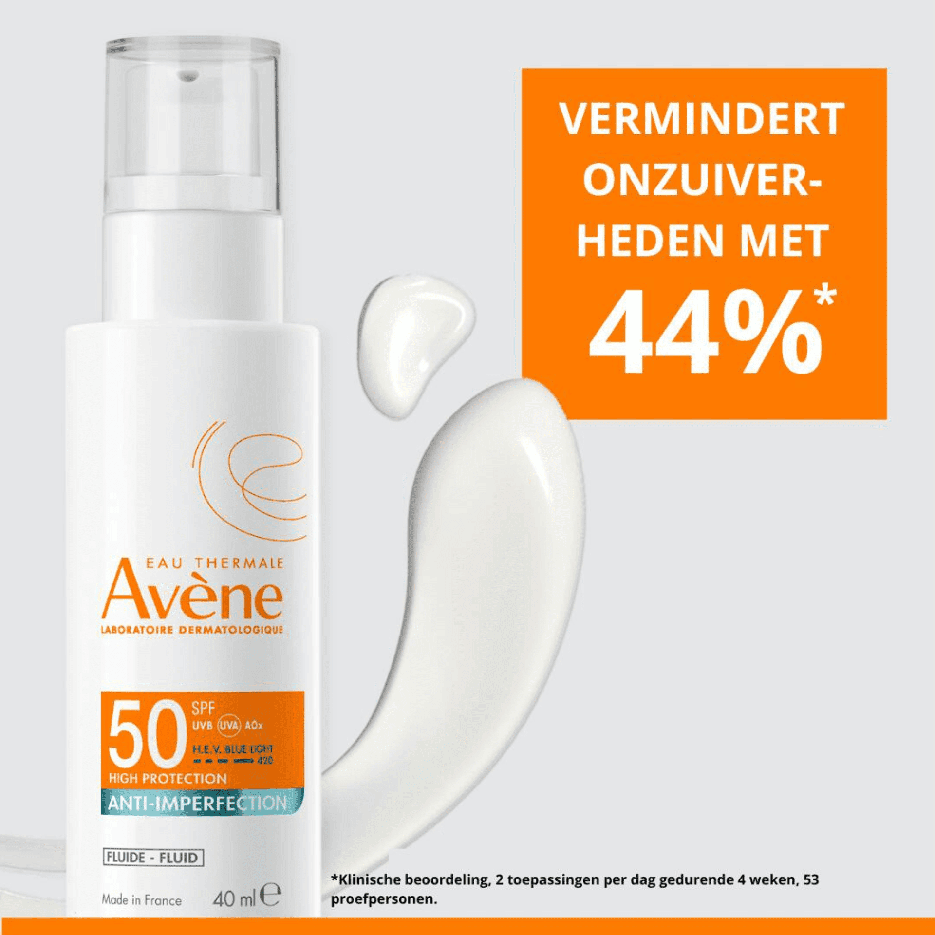 Avène Anti-Imperfection Zonnefluid SPF 50 Avène Anti-Imperfection Zonnefluid SPF 50