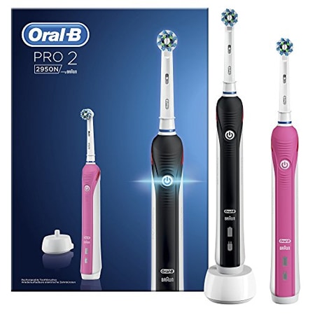 Oral B Elektrische Tandenborstel Pro 2 2950N Duo Black & Pink