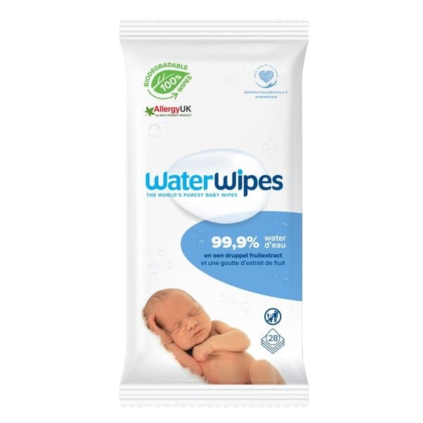Waterwipes Biologisch Afbreekbare Doekjes 28 Waterwipes Biologisch Afbreekbare Doekjes 28
