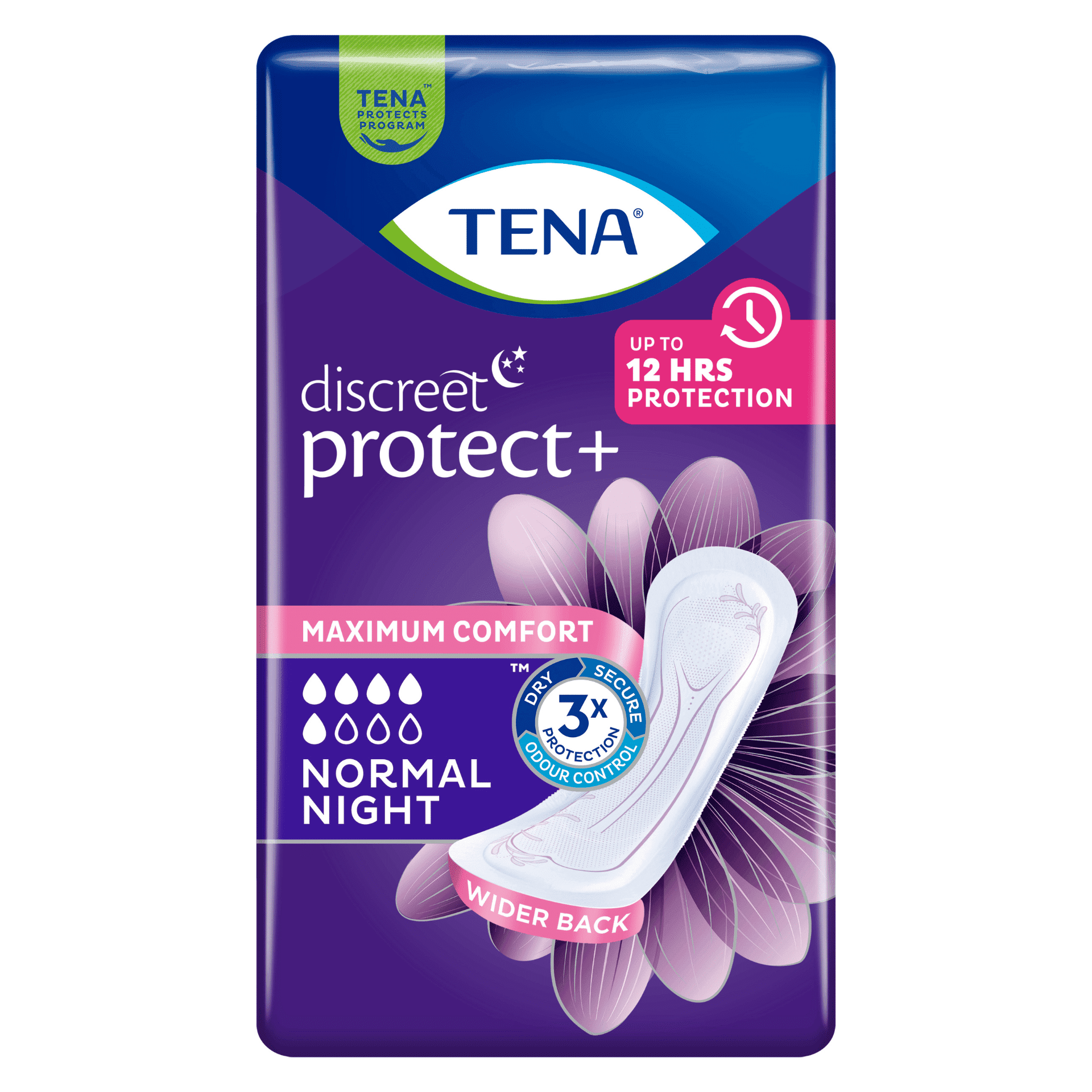 TENA Discreet Protect+ Normal Night