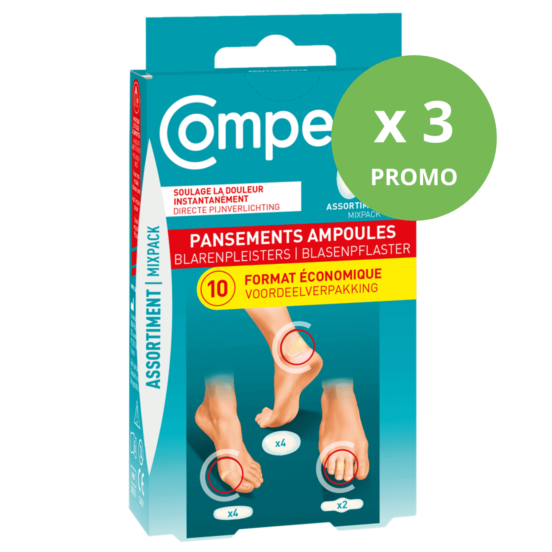 Compeed Pansement Ampoules Format Economique 10