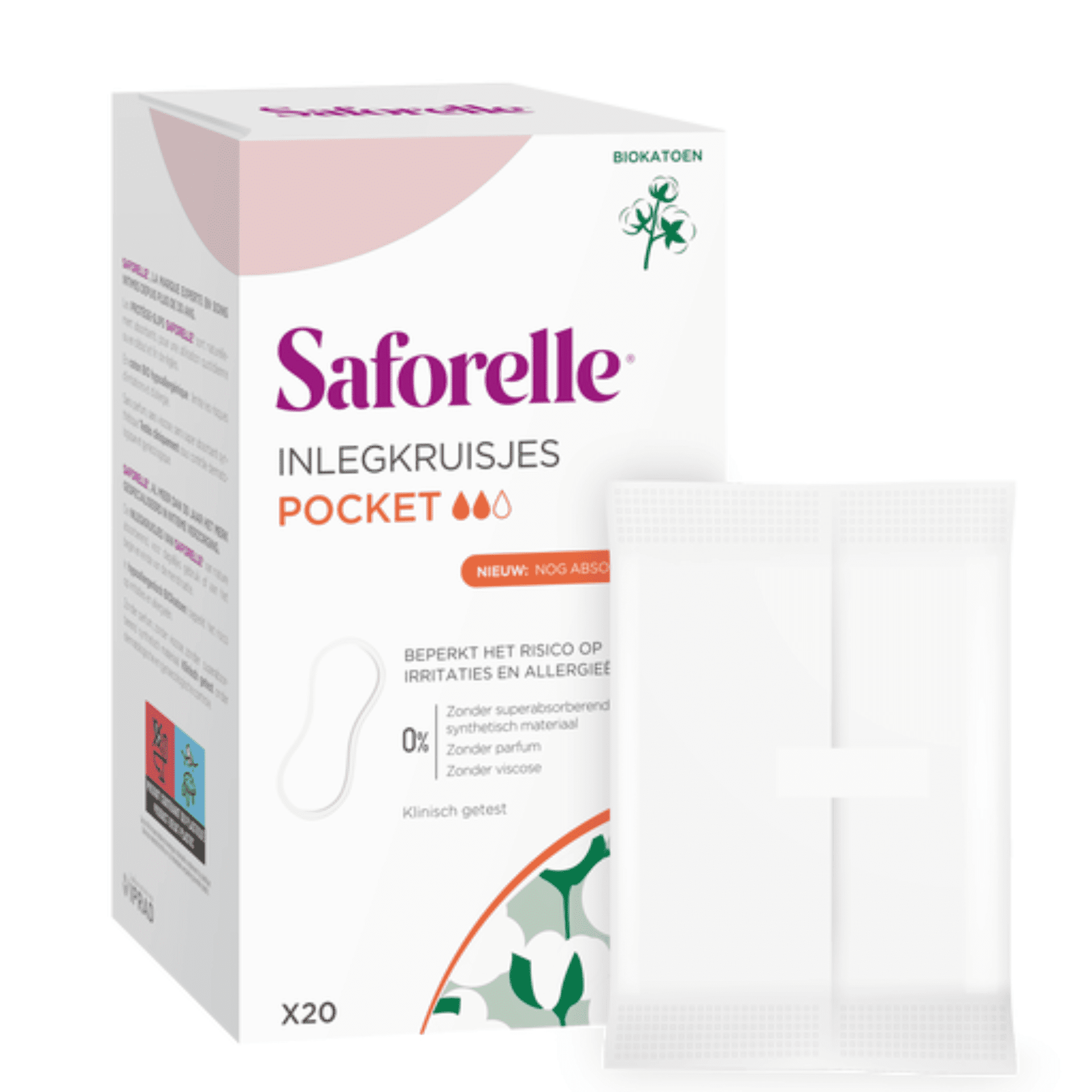 Saforelle Inlegkruisjes Pocket