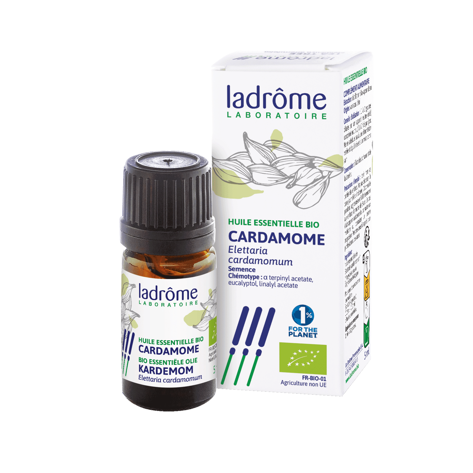 Ladrôme Bio Essentiële Olie Kardemom