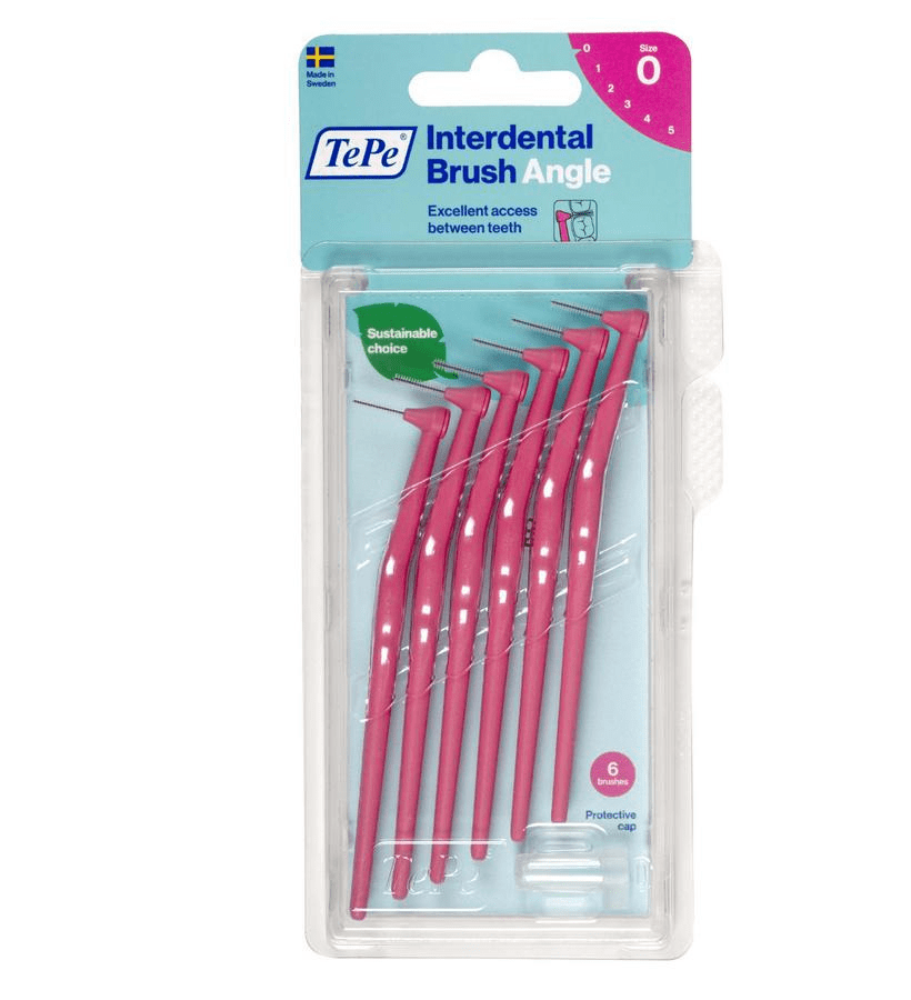 TePe Angle Interdentale Borstel Size 0 0,4 mm Roze