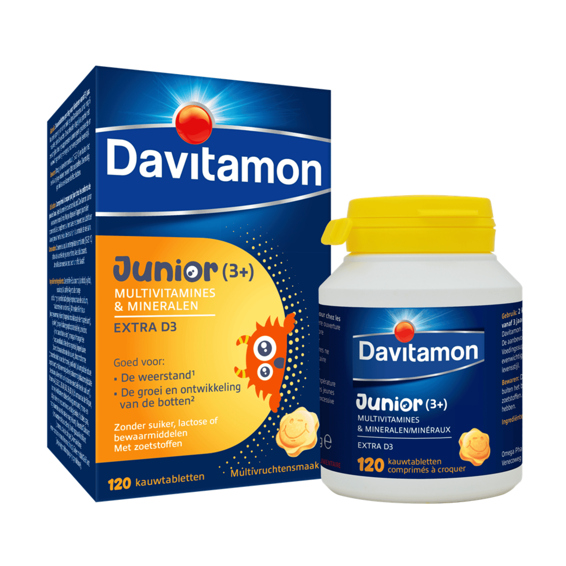 Davitamon Junior Multivitamines & Mineralen Multivruchten