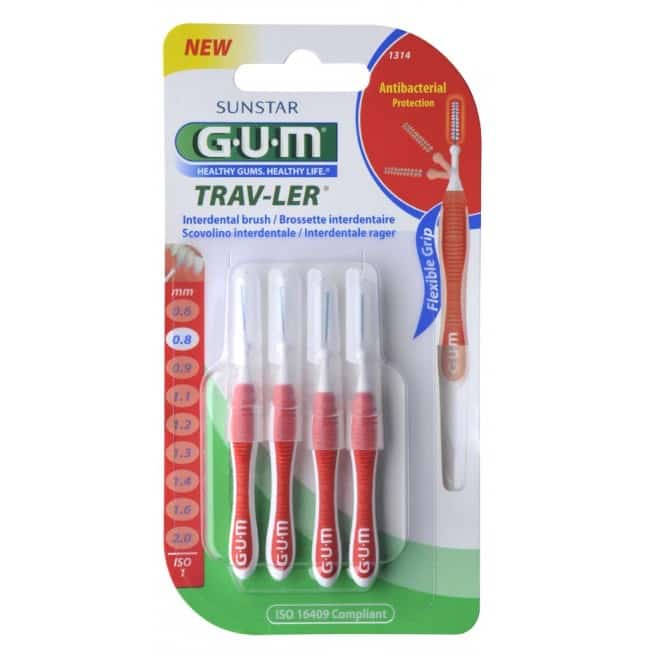 Gum Travler Interdental Brush 0,8 mm Gum Travler Interdental Brush 0,8 mm