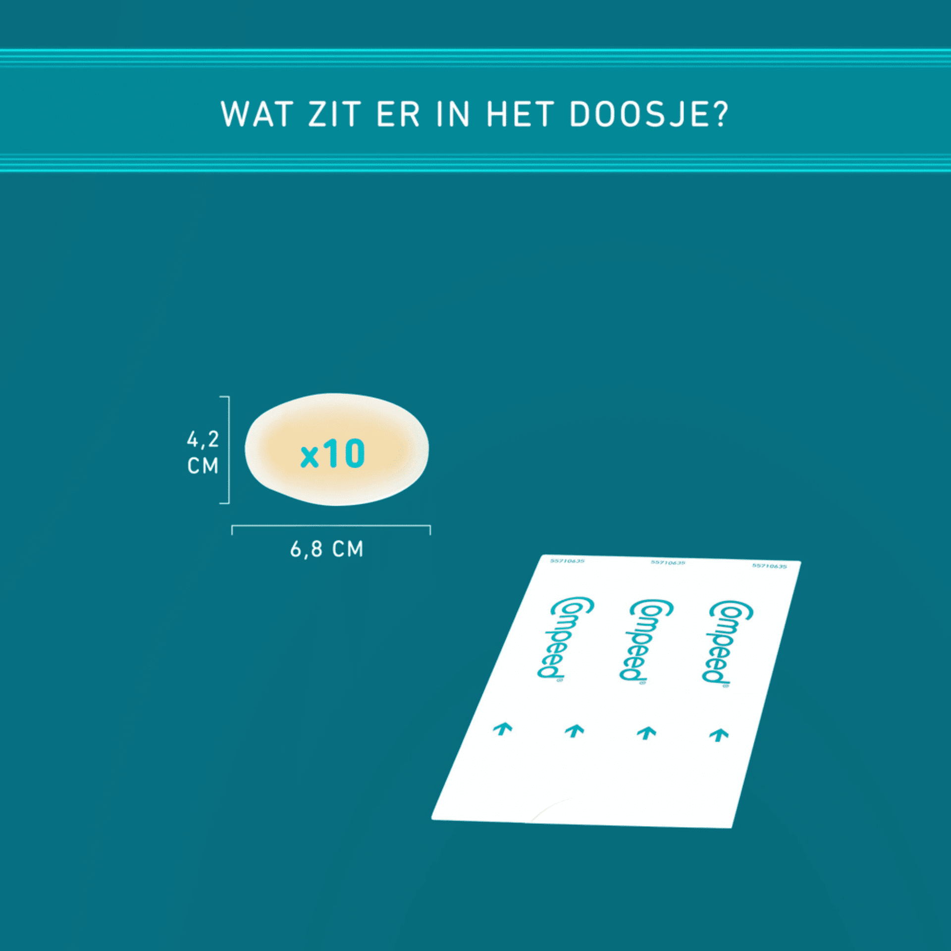 Compeed Blarenpleisters Medium Compeed Blarenpleisters Medium