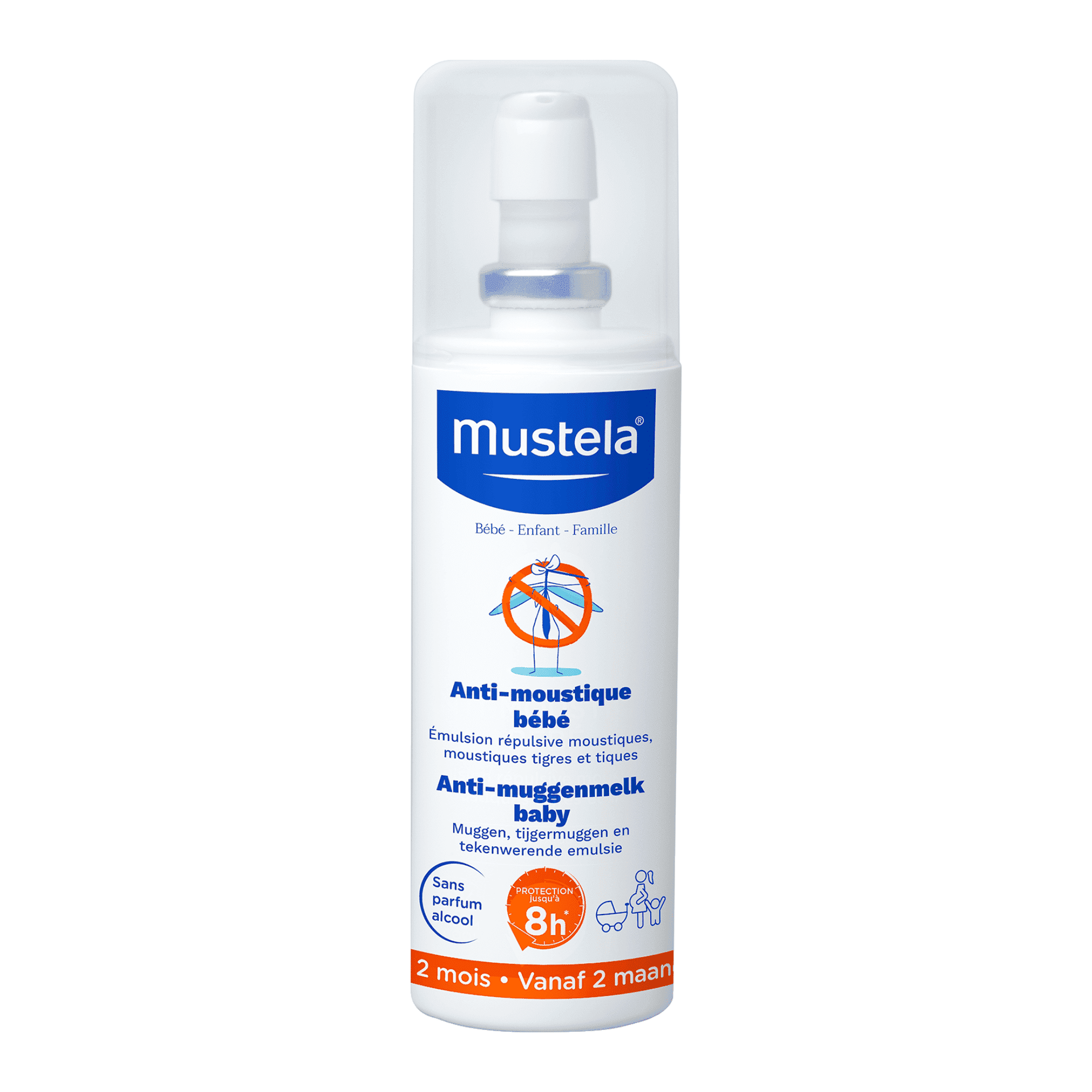 Lotion anti-moustiques Mustela pour bébés
