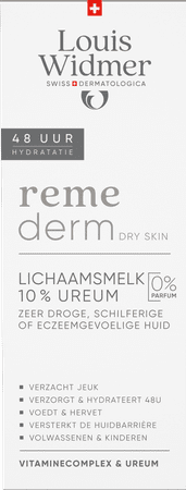 Louis Widmer Remederm Dry Skin Lichaamsmelk 10% Ureum zonder parfum Louis Widmer Remederm Dry Skin Lichaamsmelk 10% Ureum zonder parfum
