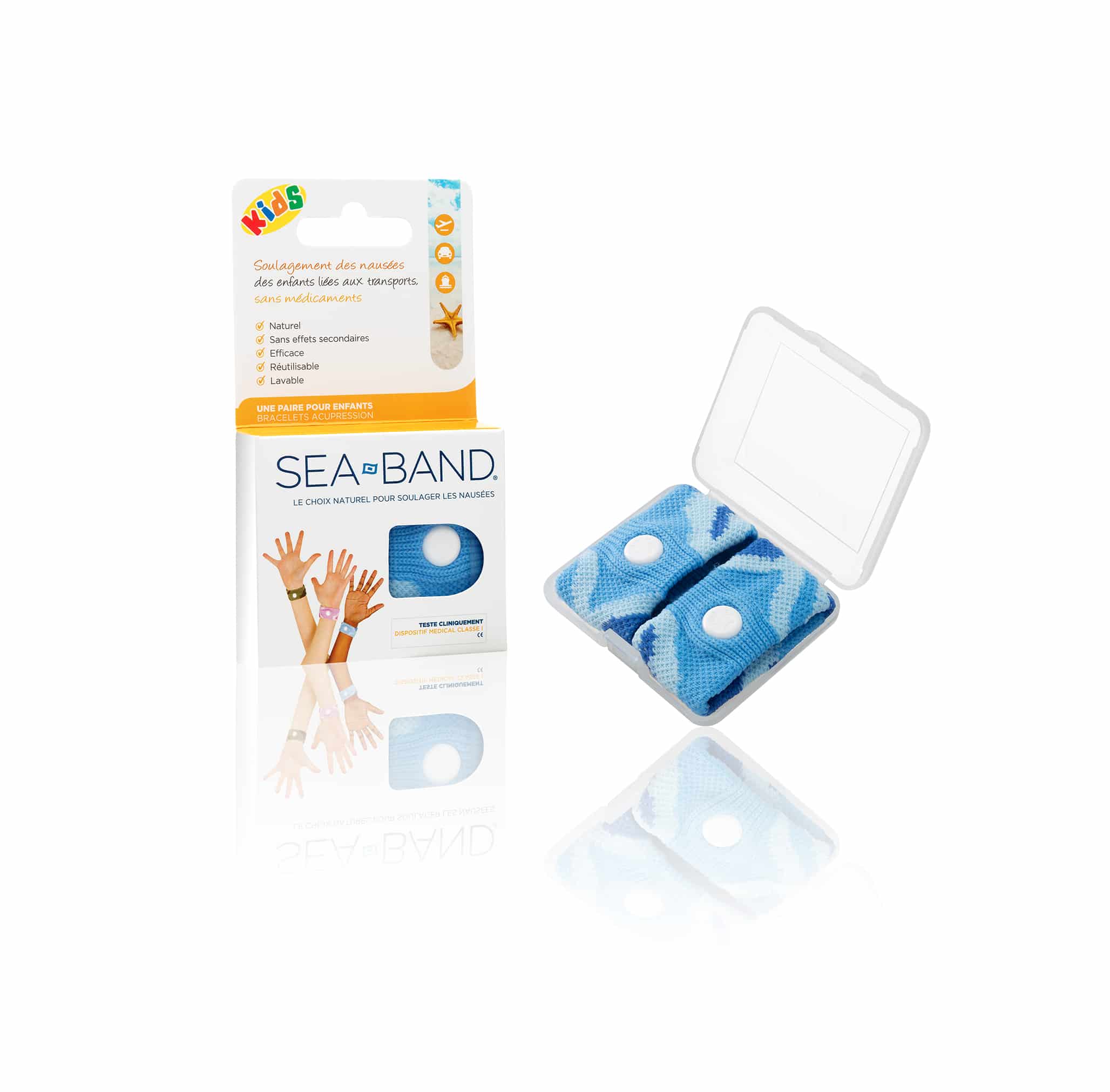 Sea Band Polsbandje Kind Blauw Sea Band Polsbandje Kind Blauw