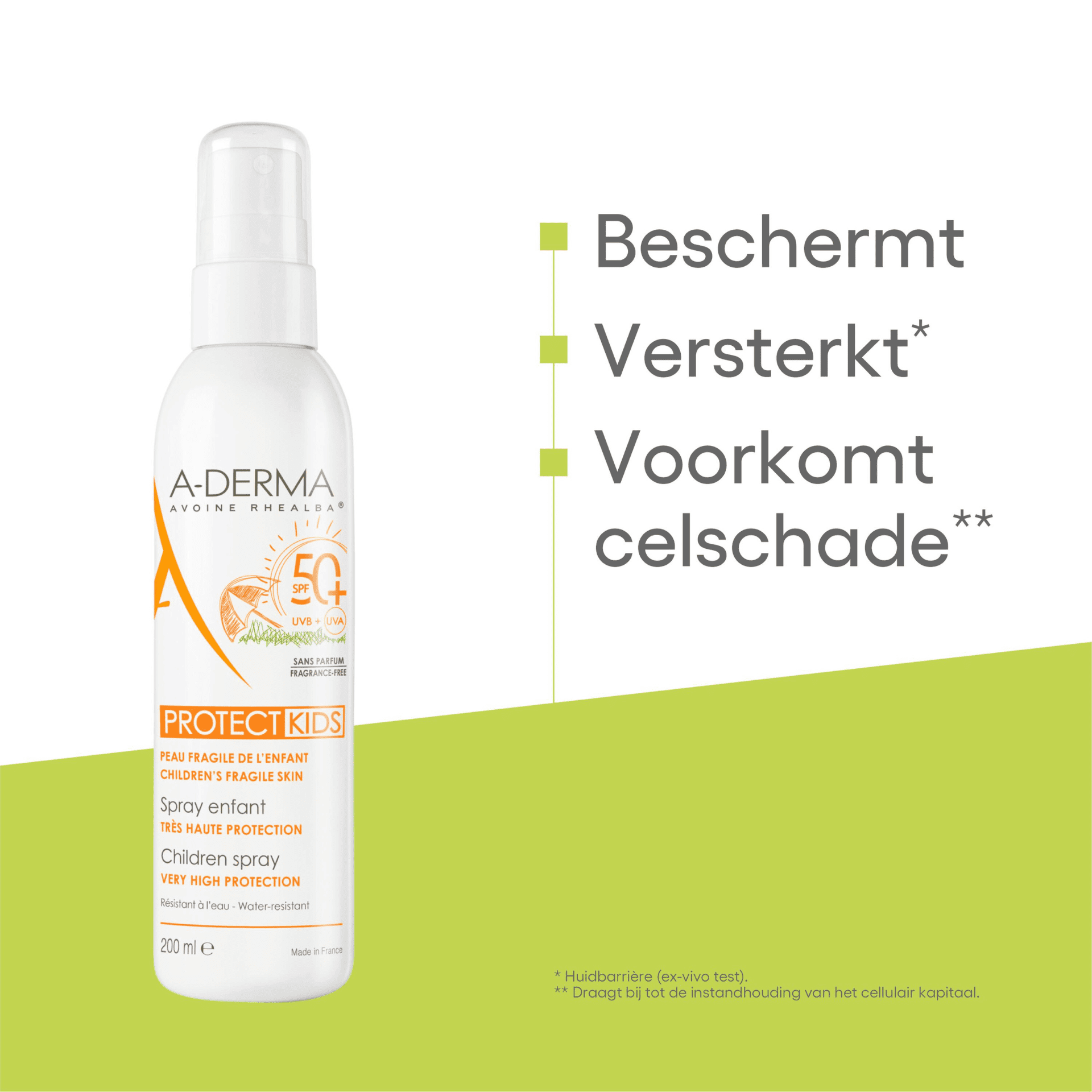 A-Derma Protect Kids Zonnespray SPF 50+ A-Derma Protect Kids Zonnespray SPF 50+