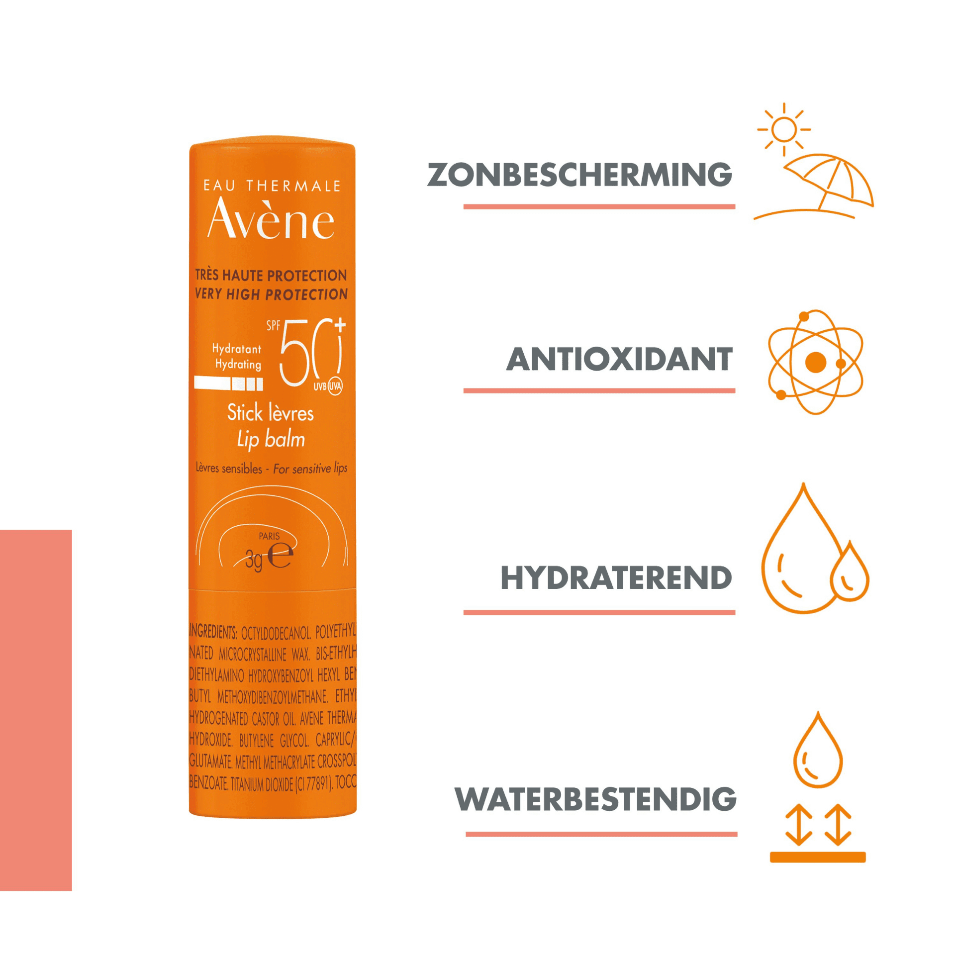 Avene Soleil Stick à Levres SPF50+