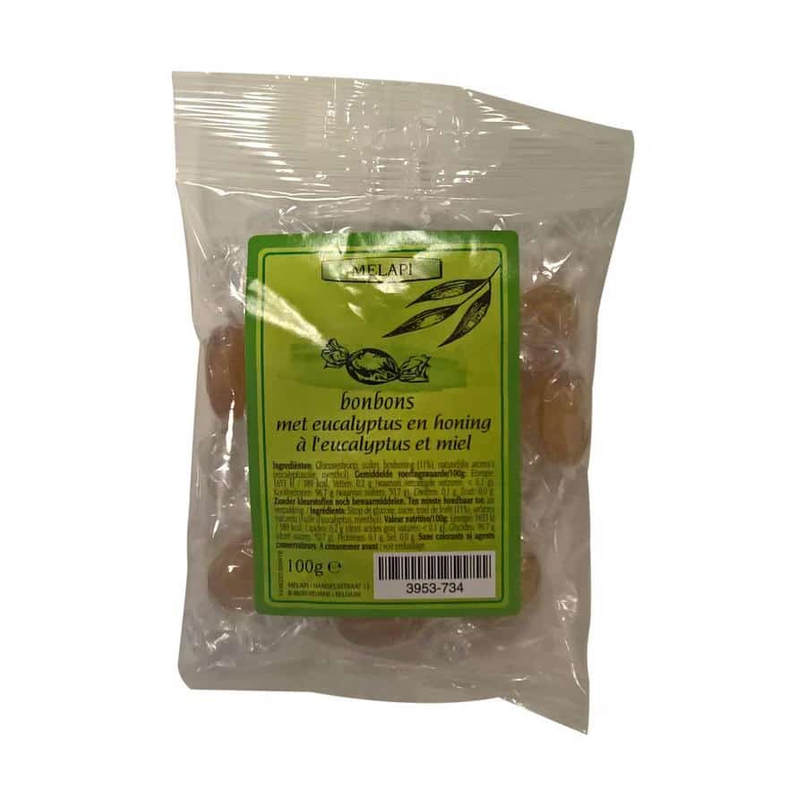 Melapi Bonbons met Eucalyptus en Honing Melapi Bonbons met Eucalyptus en Honing
