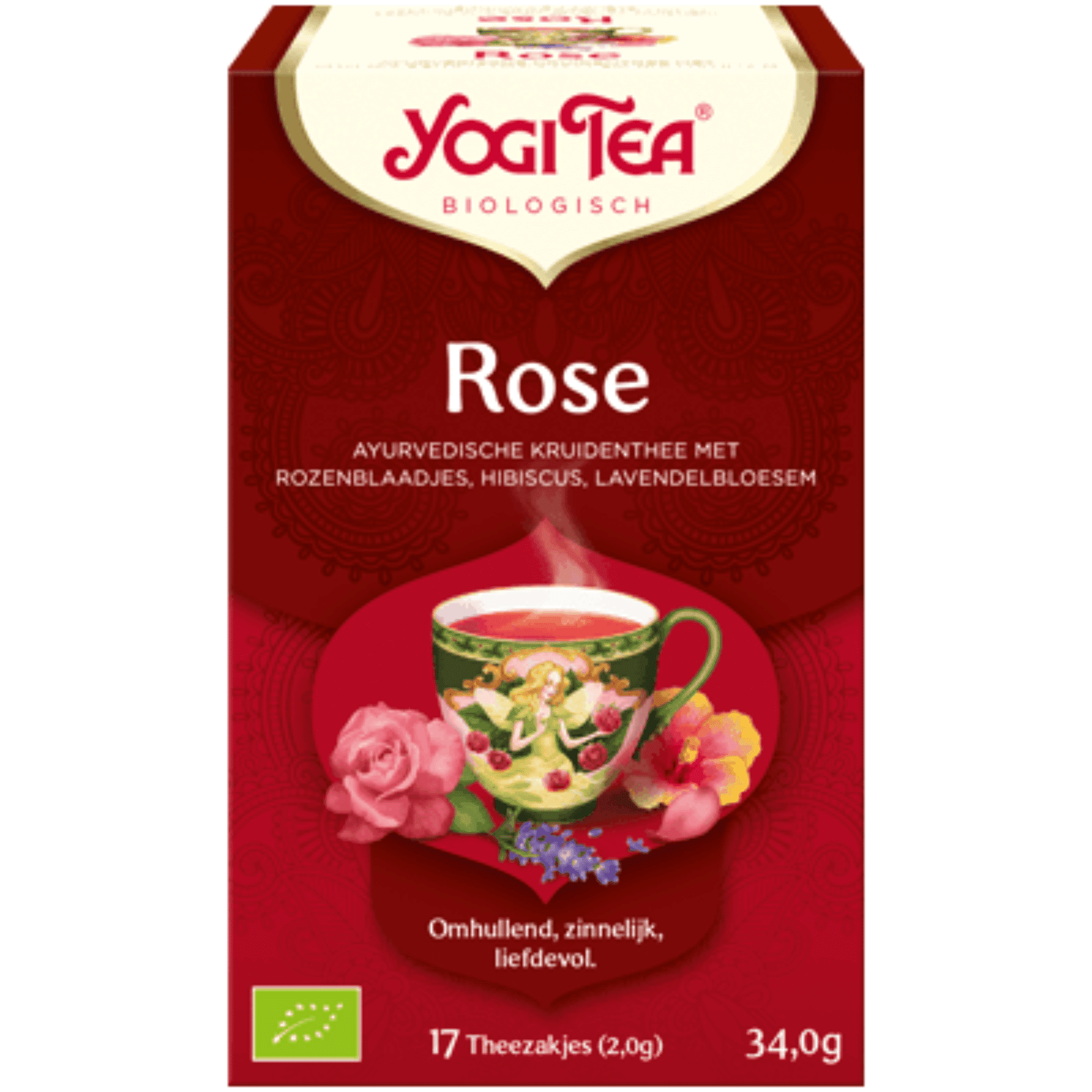 Yogi Tea Rose Thee 17 zakjes Yogi Tea Rose Thee 17 zakjes