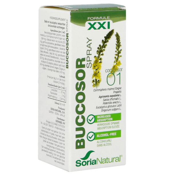 Soria Composor 1 Buccosor Xxi Spray 30ml Soria Composor 1 Buccosor Xxi Spray 30ml