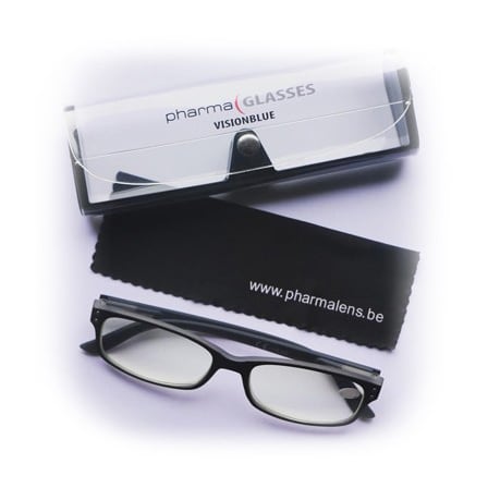 Pharmaglasses Visionblue Leesbril +2.50 Zwart
