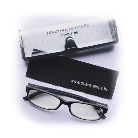Pharmaglasses Visionblue Leesbril +2.50 Zwart Pharmaglasses Visionblue Leesbril +2.50 Zwart