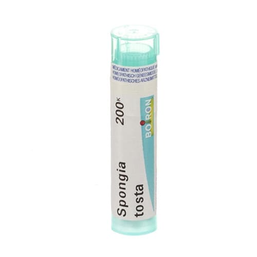 Boiron Spongia Tosta 200K Granulen Boiron Spongia Tosta 200K Granulen