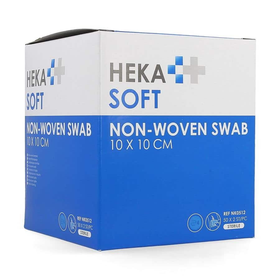 Heka Soft Non-Woven Kompres Steriel 10 x 10 cm Heka Soft Non-Woven Kompres Steriel 10 x 10 cm