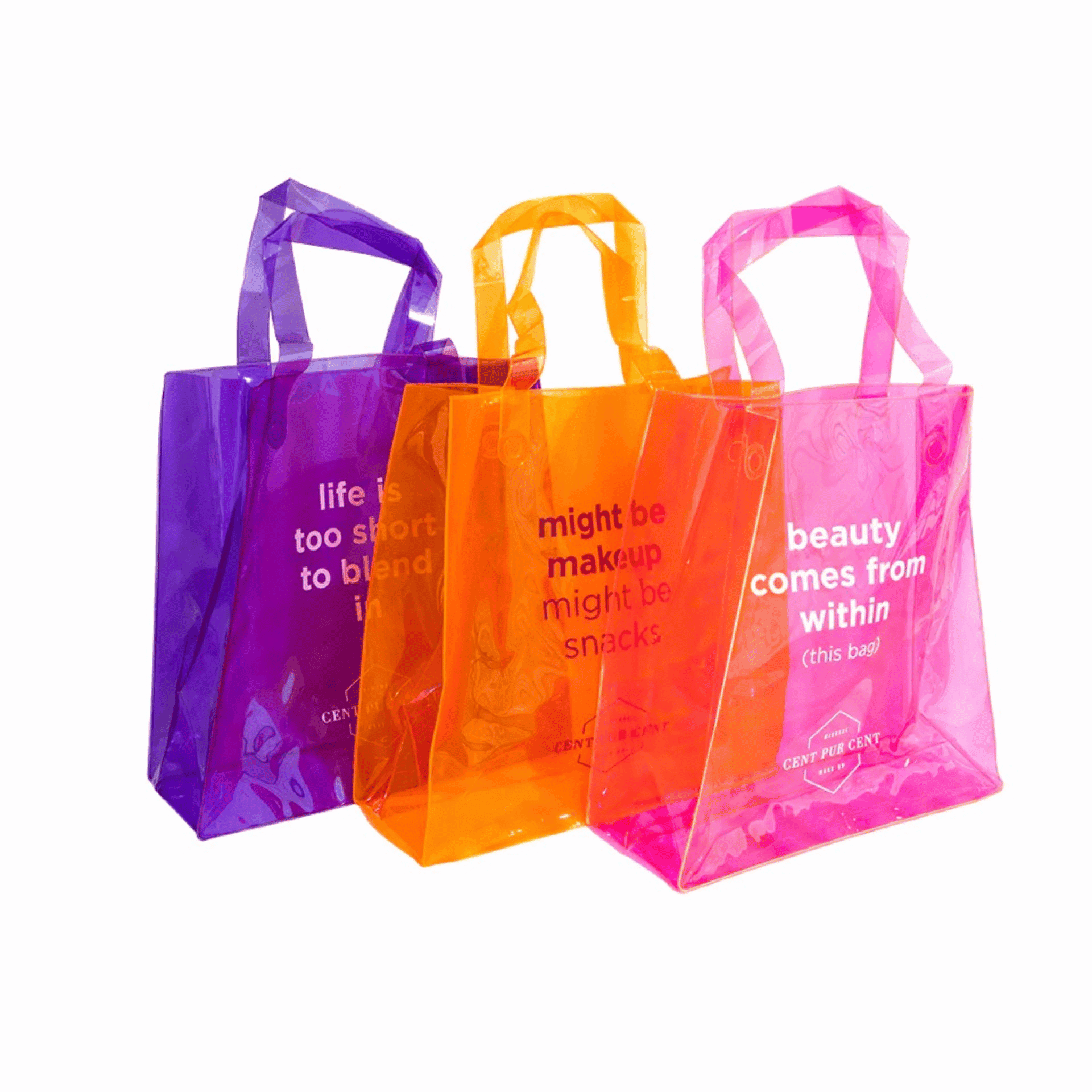 Cent Pur Cent Beach Bag Neon Pink Cent Pur Cent Beach Bag Neon Pink