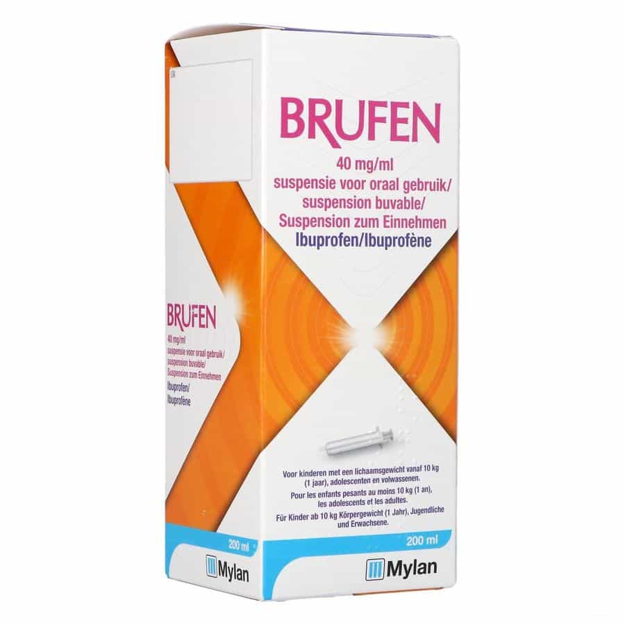 Brufen 40mg/ml Susp Buvable 200ml Brufen 40mg/ml Susp Buvable 200ml