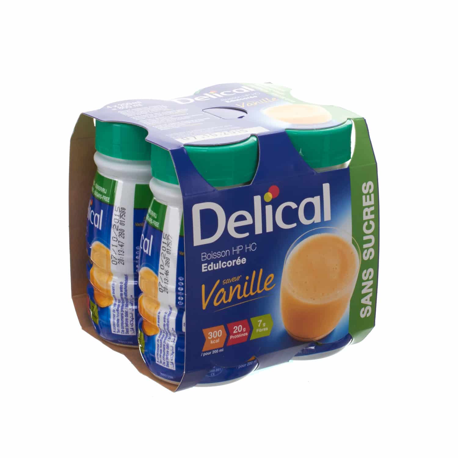 Delical Melkdrank HP-HC Vanille zonder suiker met zoetstoffen