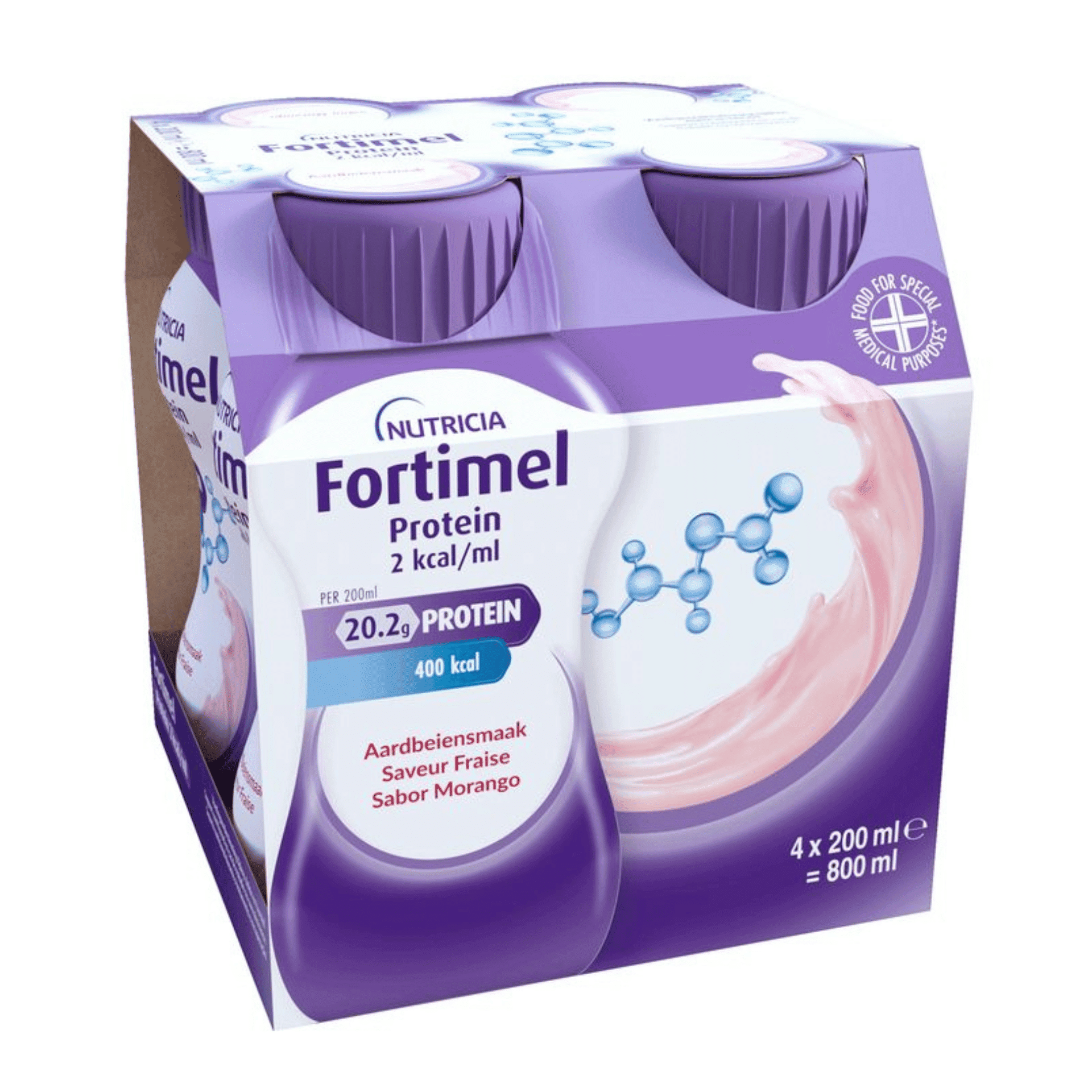 Fortimel Protein 2 kcal Aardbei