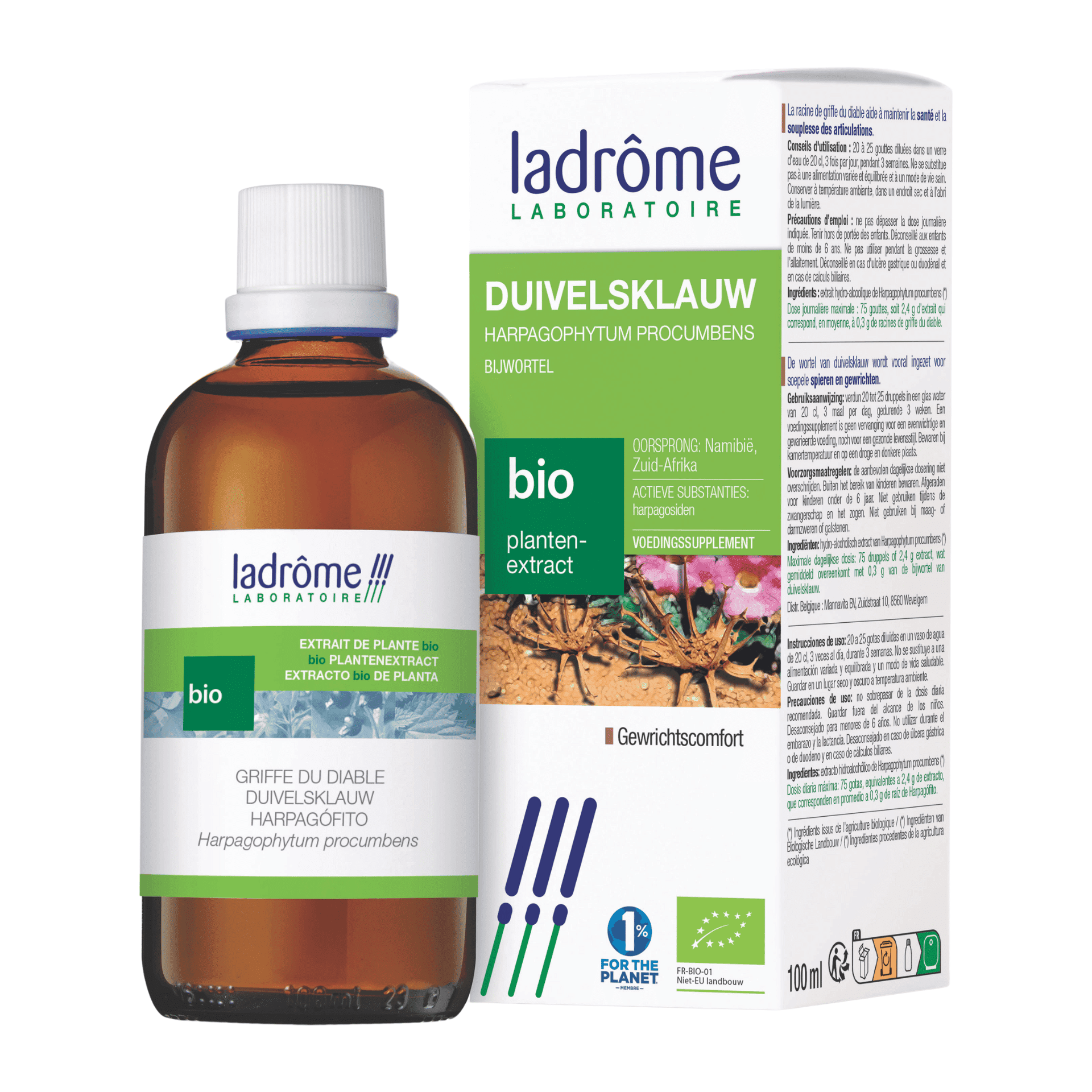 Ladrôme Bio Plantenextract Duivelsklauw Ladrôme Bio Plantenextract Duivelsklauw